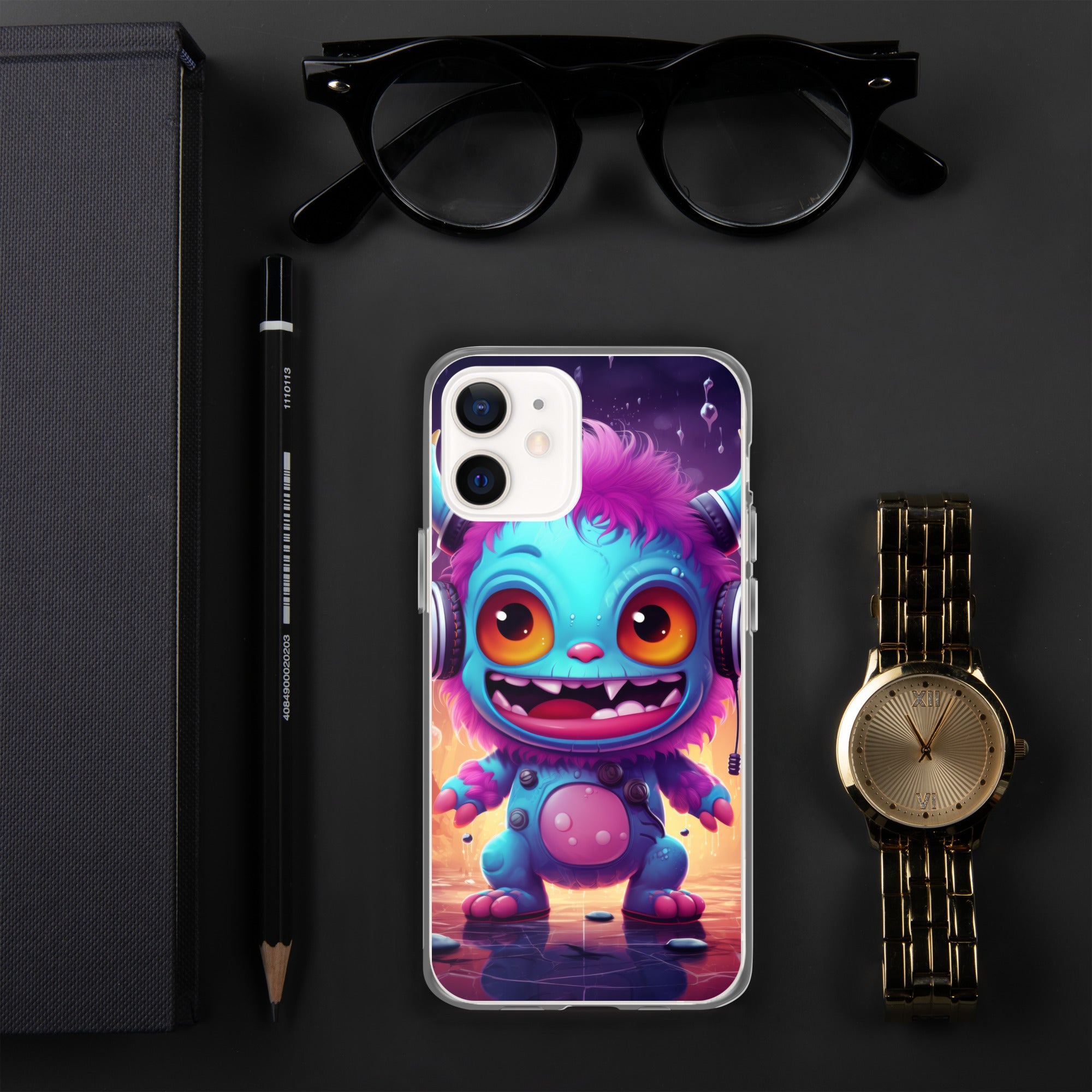 Cute Monster Clear Case for iPhone®