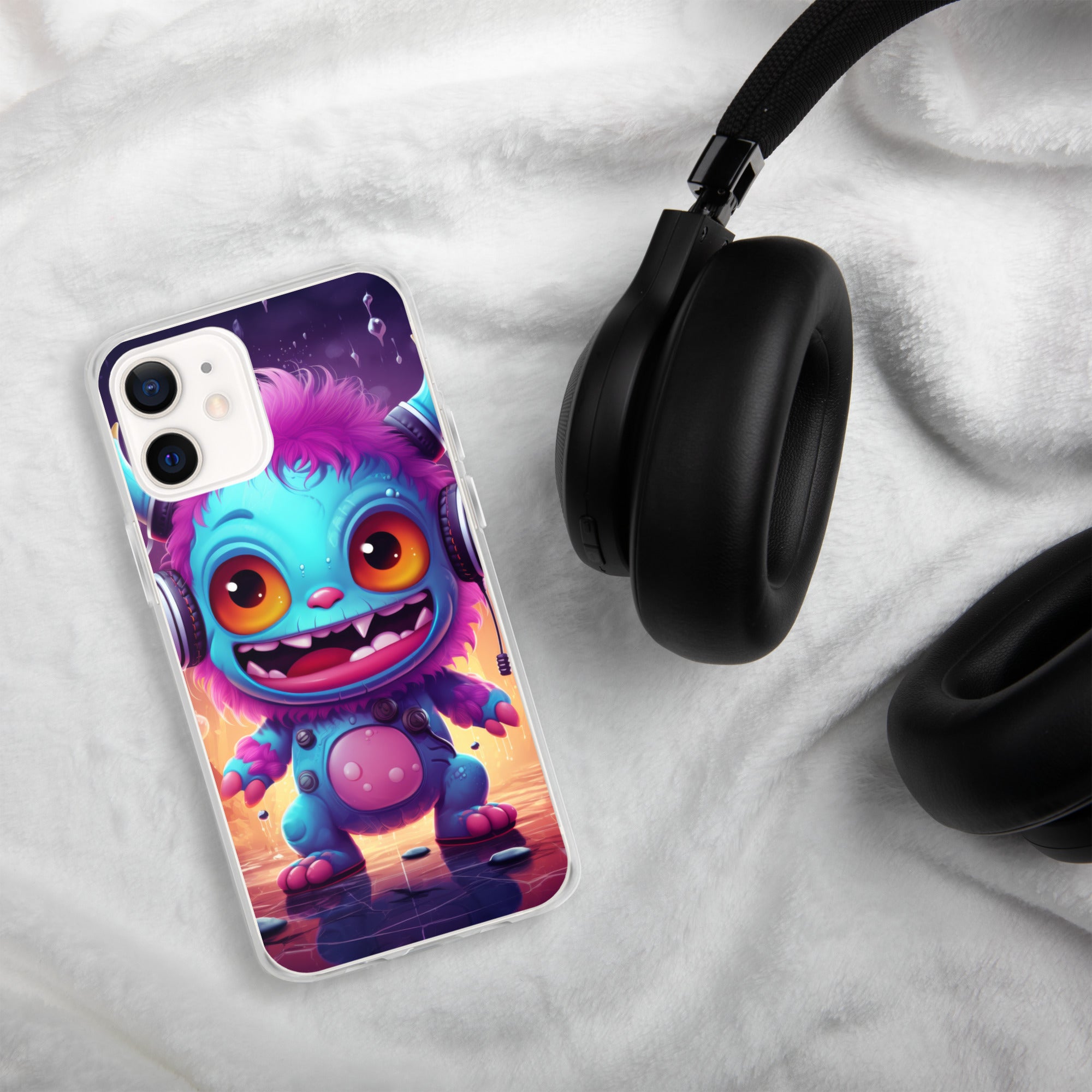 Cute Monster Clear Case for iPhone®