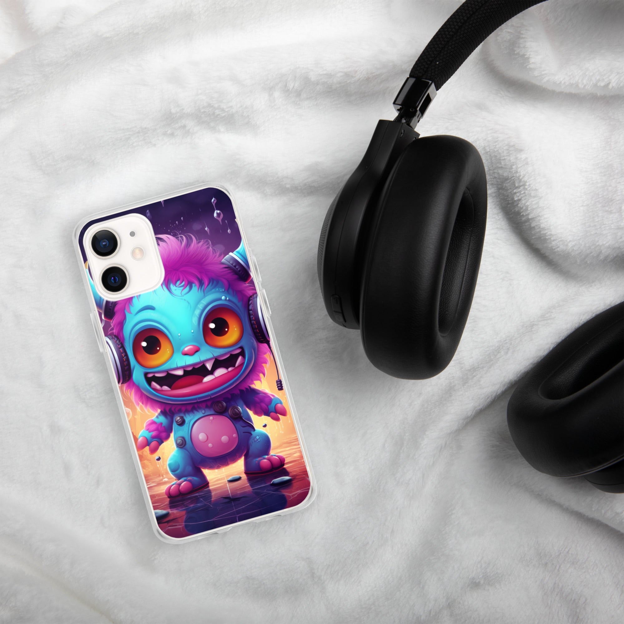 Cute Monster Clear Case for iPhone®