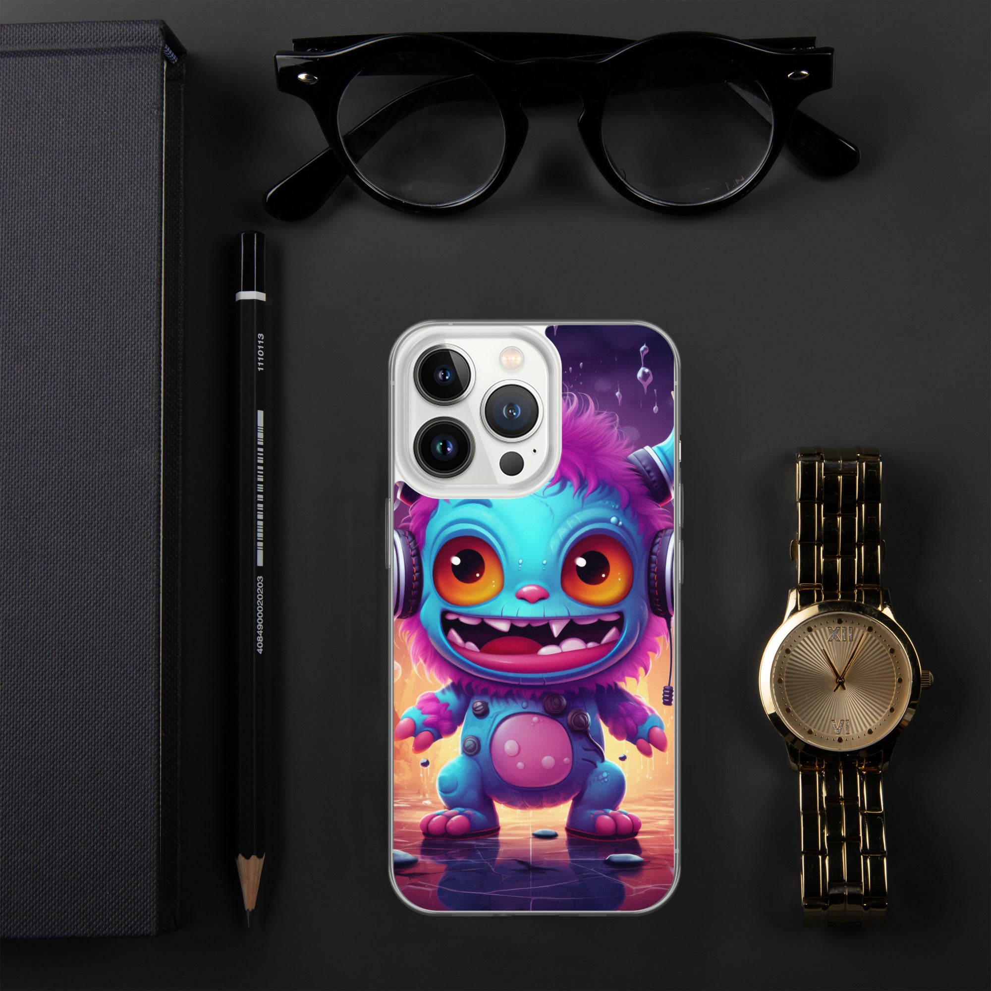 Cute Monster Clear Case for iPhone®