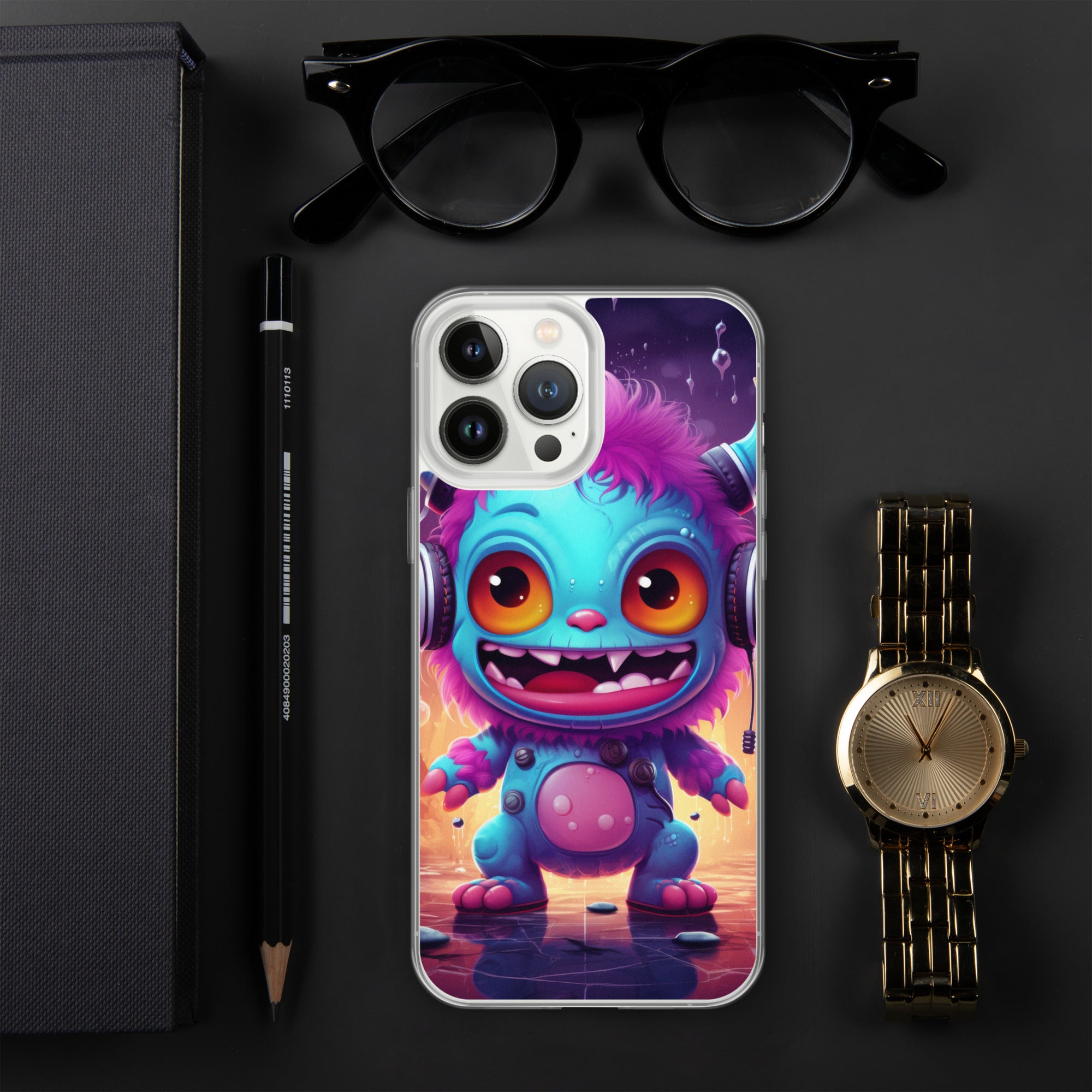 Cute Monster Clear Case for iPhone®