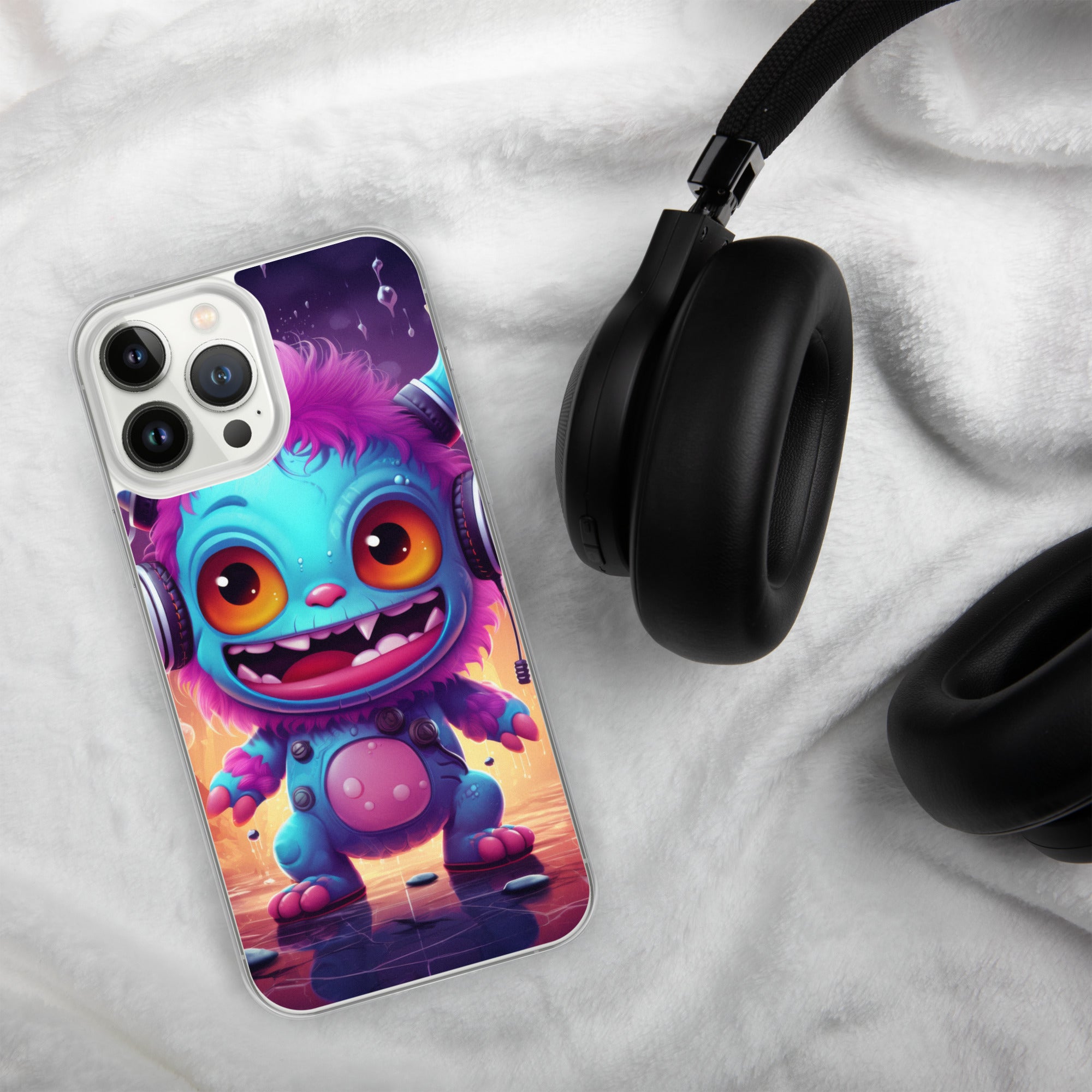 Cute Monster Clear Case for iPhone®