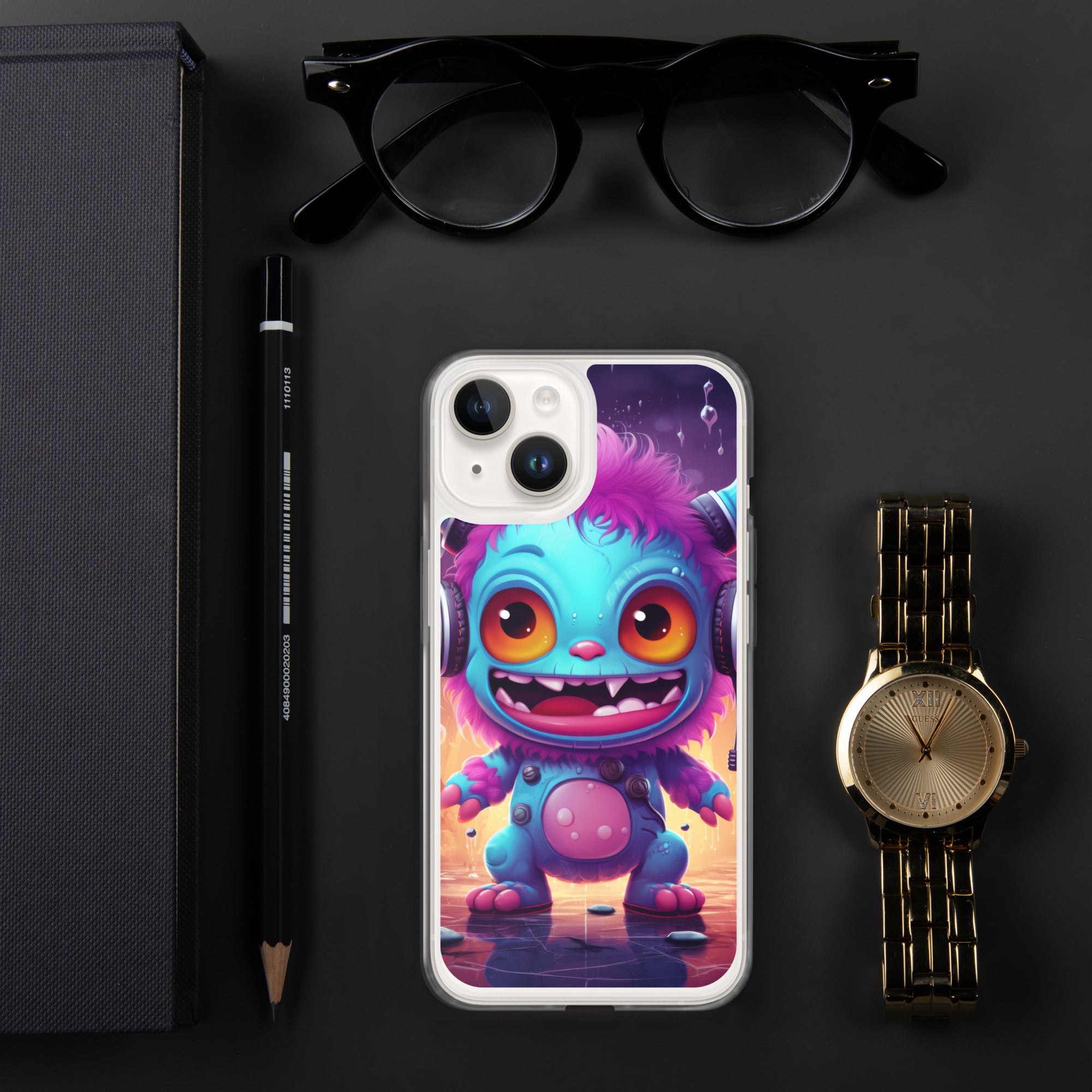 Cute Monster Clear Case for iPhone®