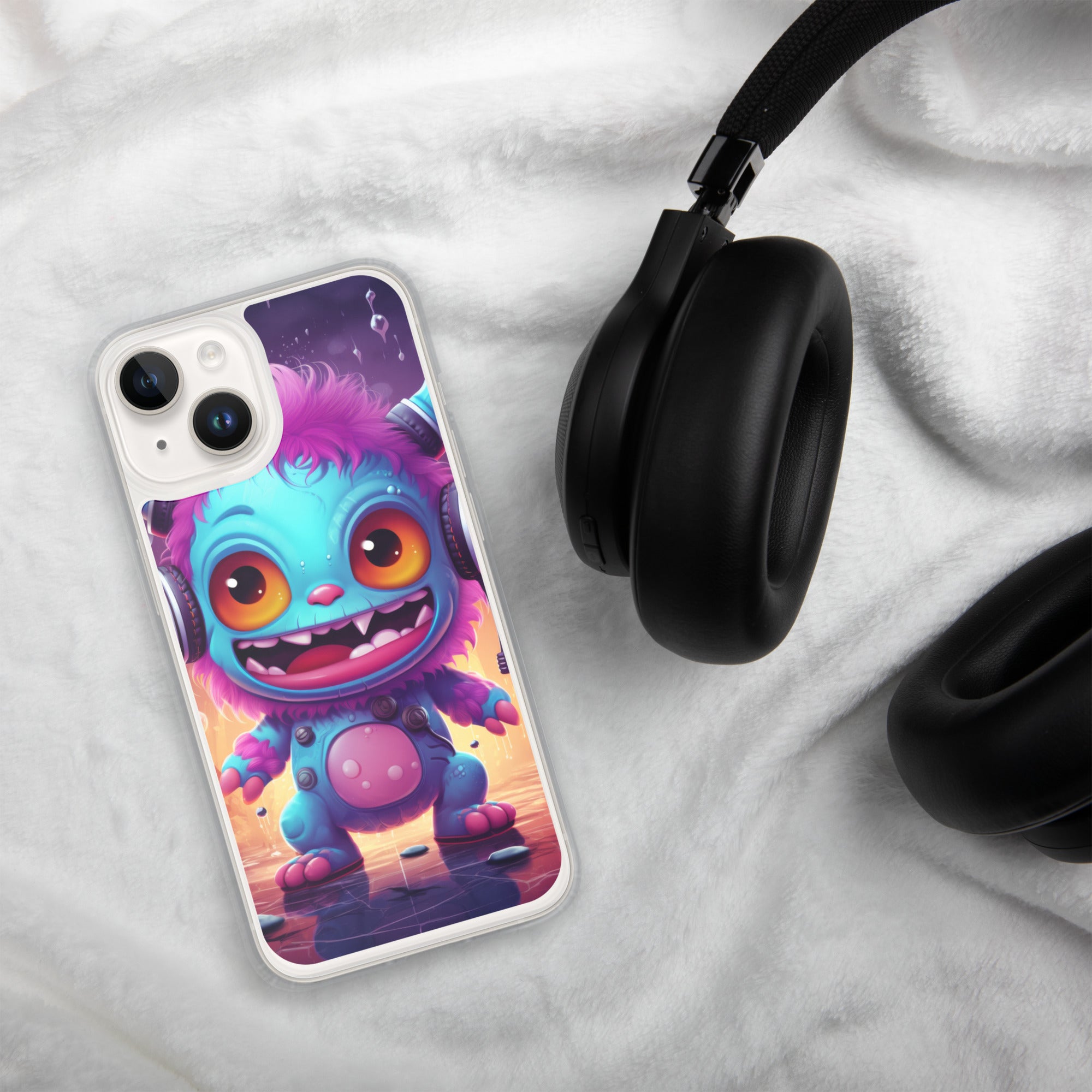 Cute Monster Clear Case for iPhone®