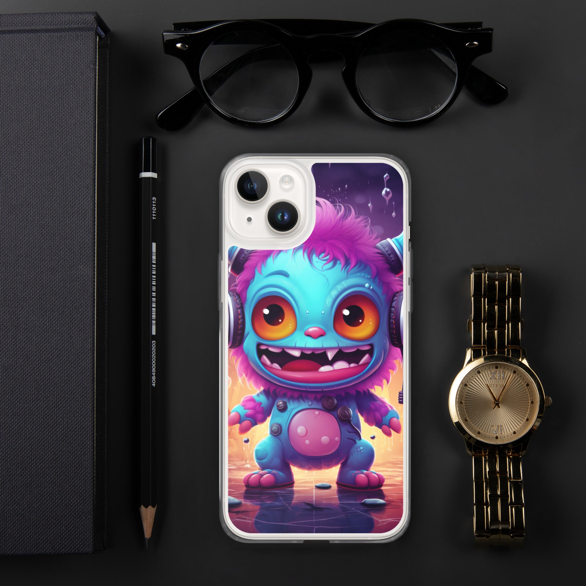 Cute Monster Clear Case for iPhone®
