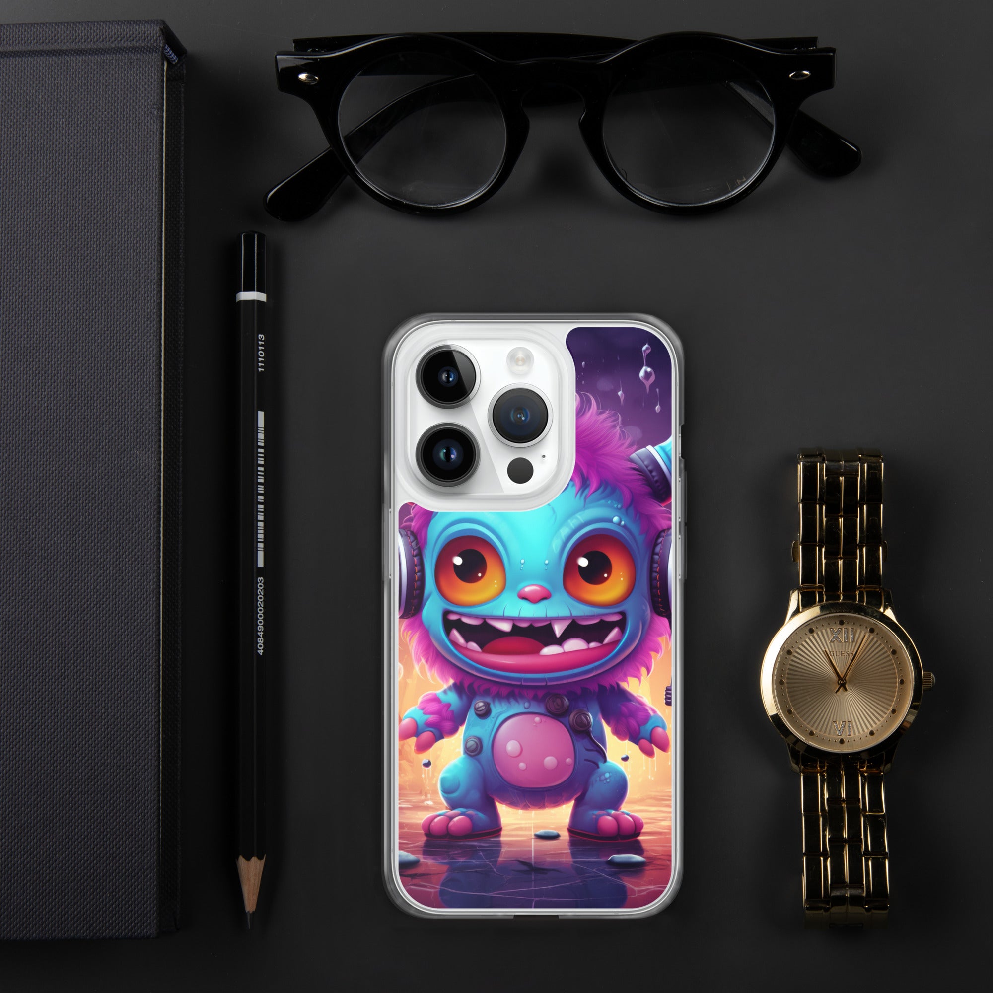 Cute Monster Clear Case for iPhone®