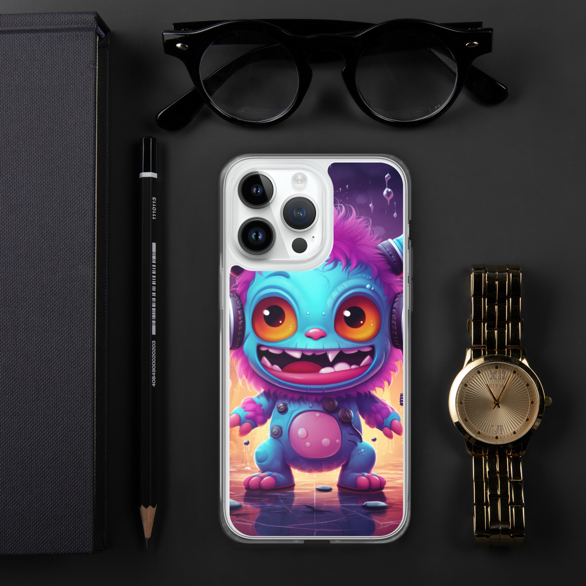 Cute Monster Clear Case for iPhone®