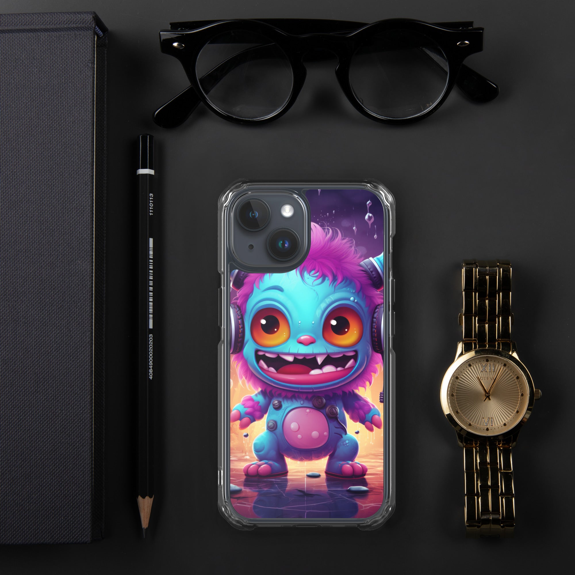 Cute Monster Clear Case for iPhone®