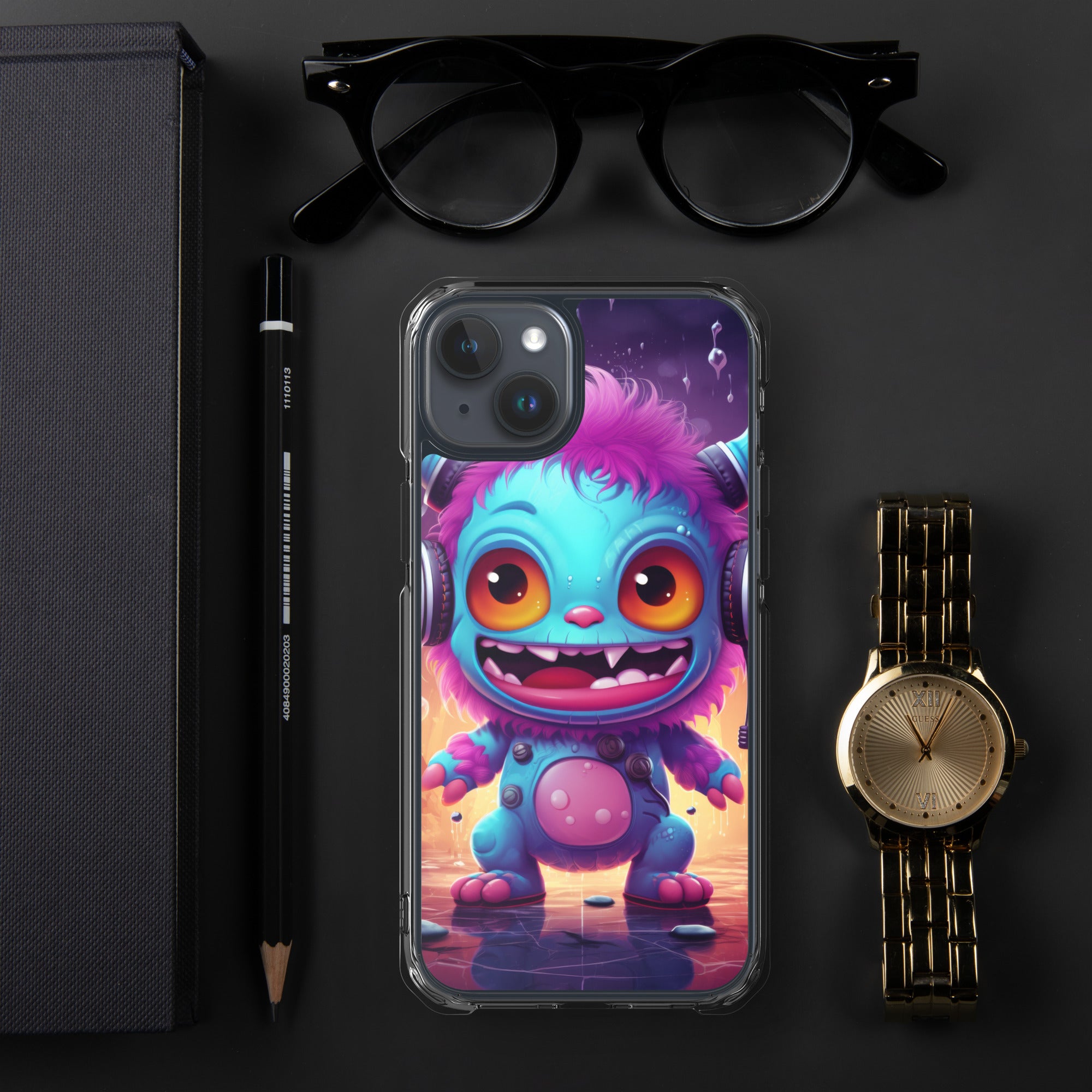 Cute Monster Clear Case for iPhone®