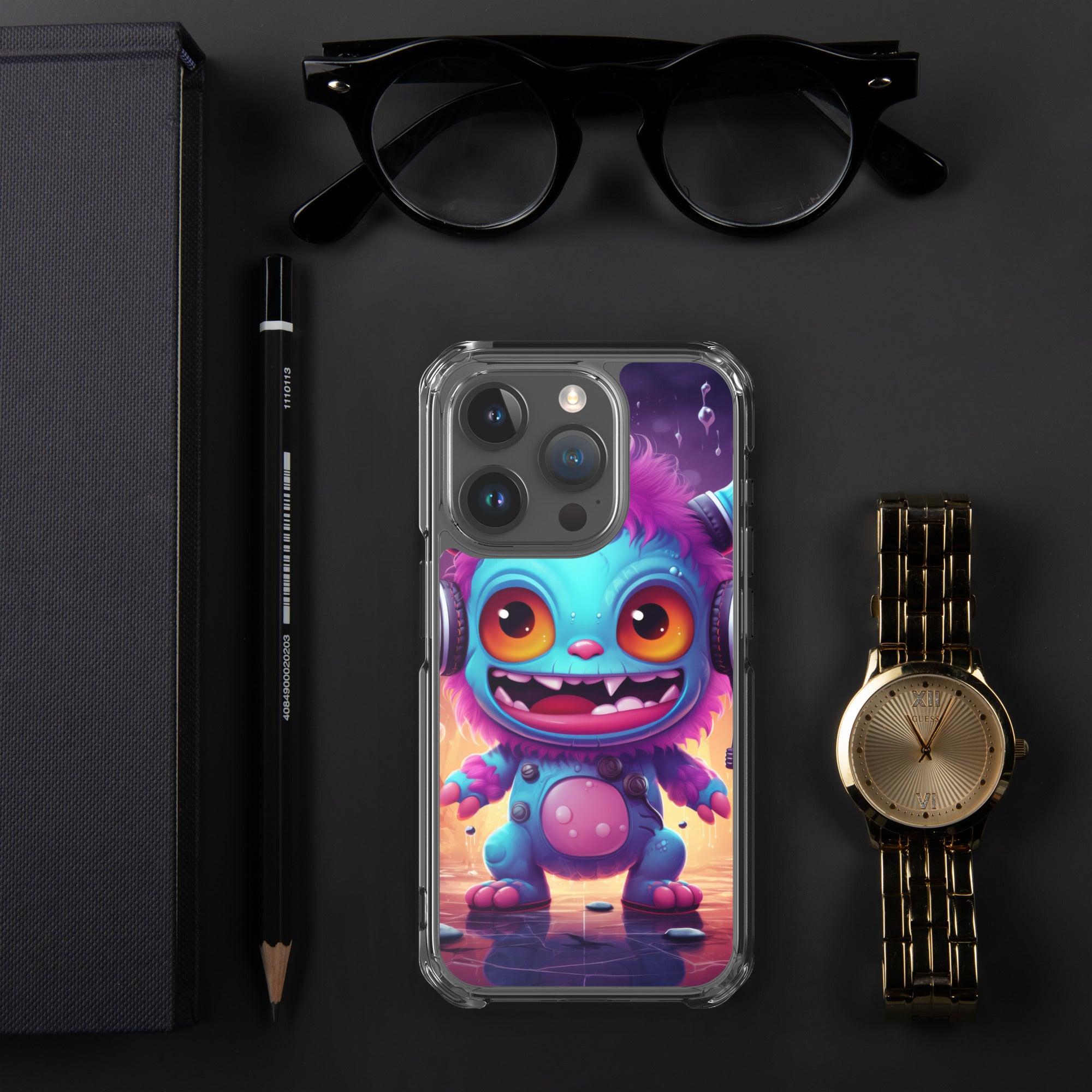 Cute Monster Clear Case for iPhone®