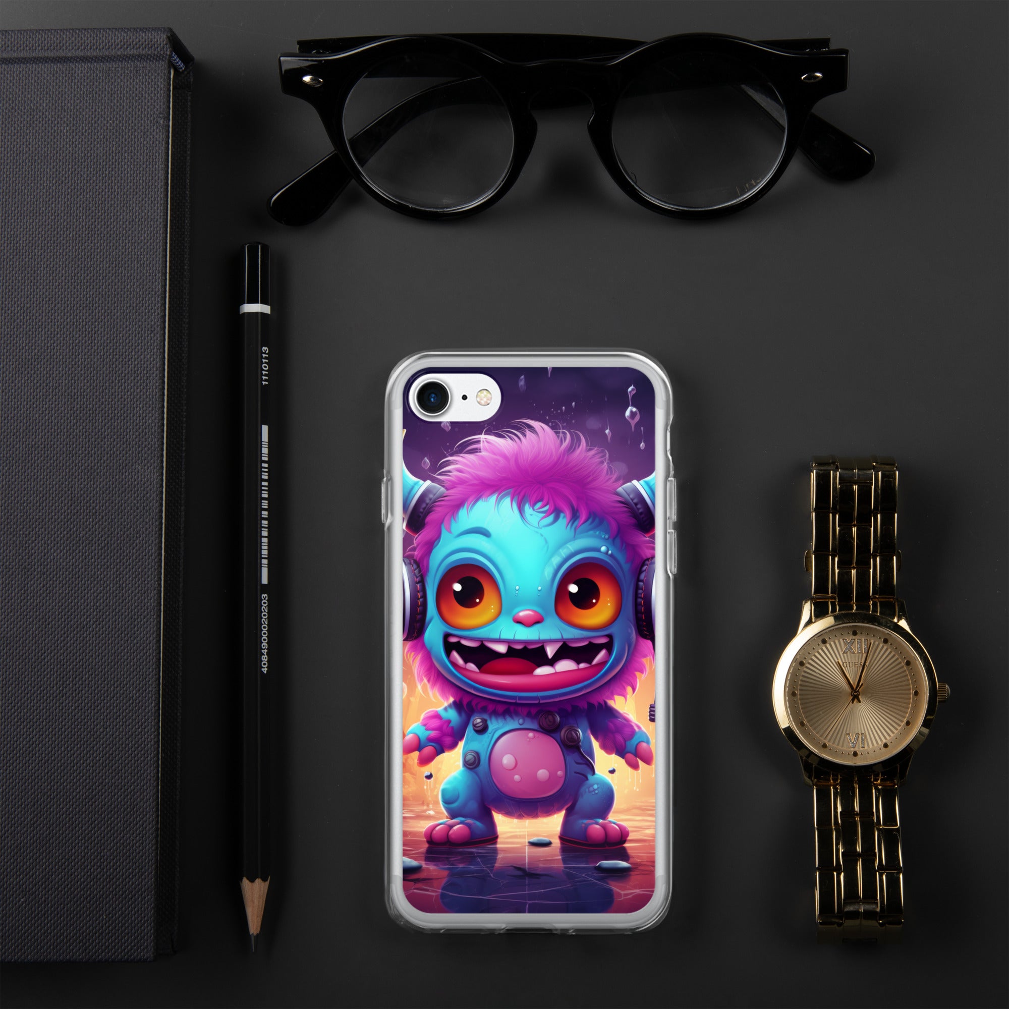Cute Monster Clear Case for iPhone®