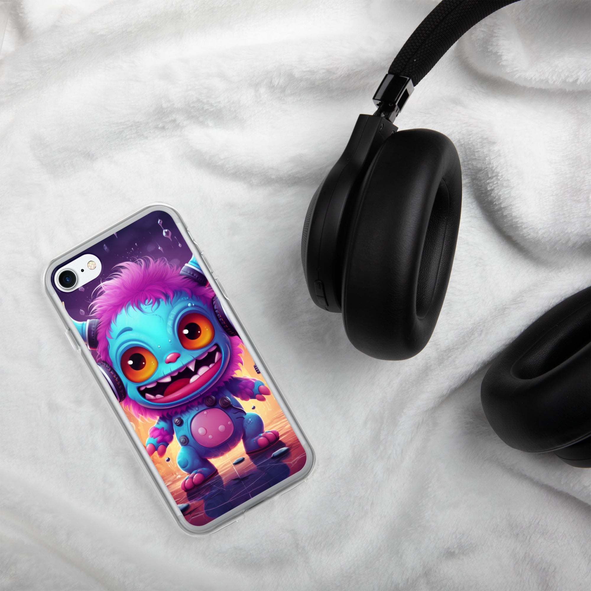 Cute Monster Clear Case for iPhone®