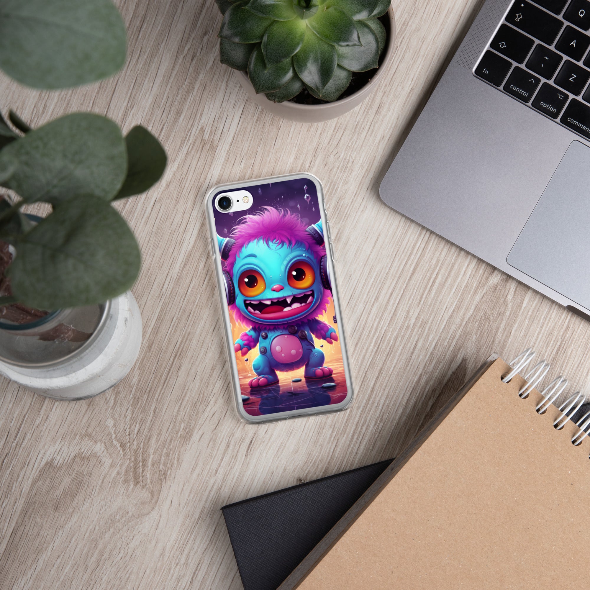Cute Monster Clear Case for iPhone®