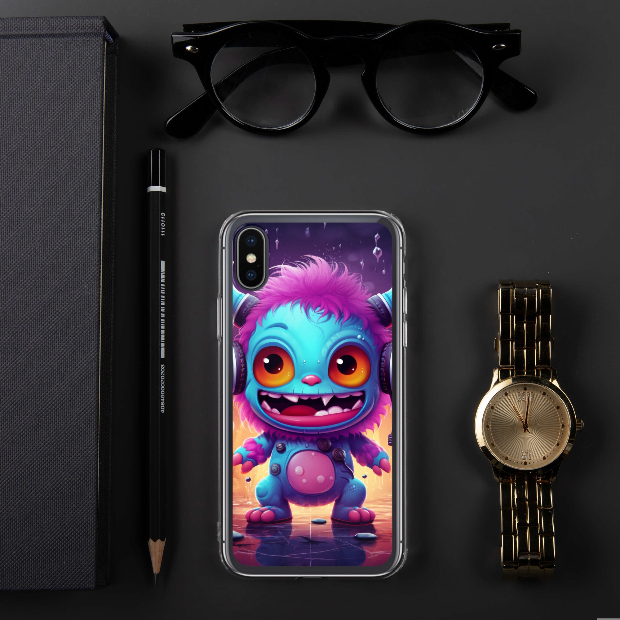 Cute Monster Clear Case for iPhone®