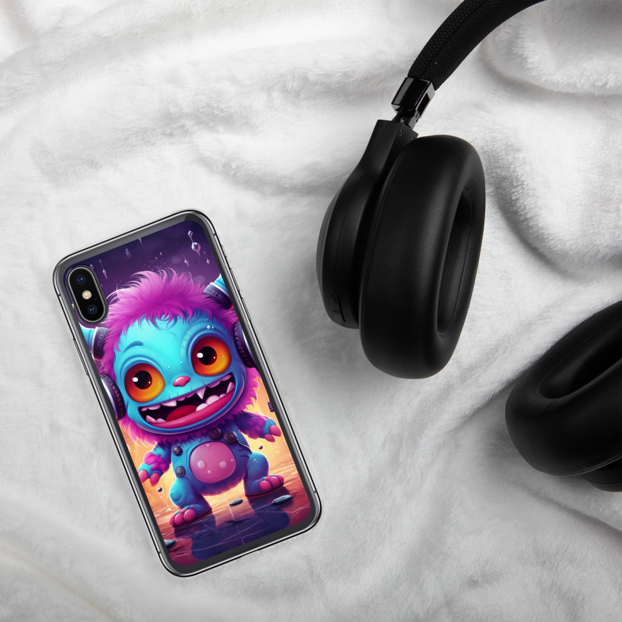 Cute Monster Clear Case for iPhone®