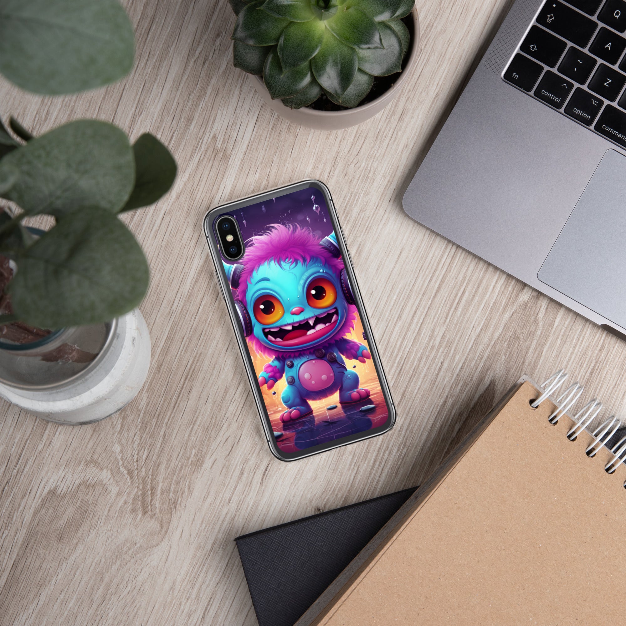 Cute Monster Clear Case for iPhone®