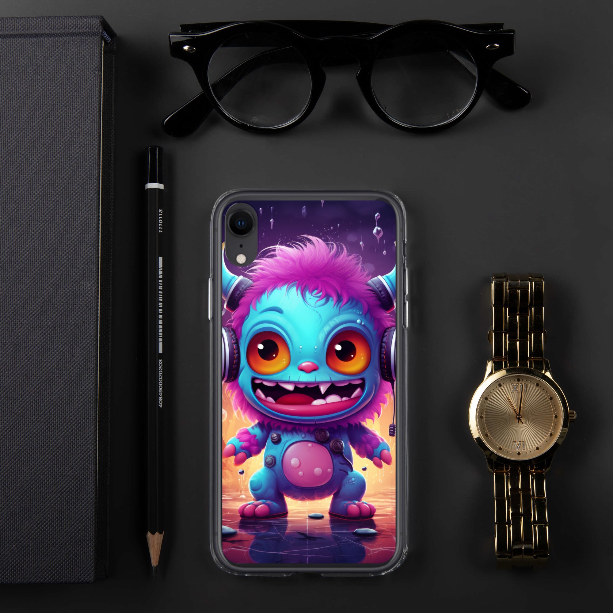 Cute Monster Clear Case for iPhone®