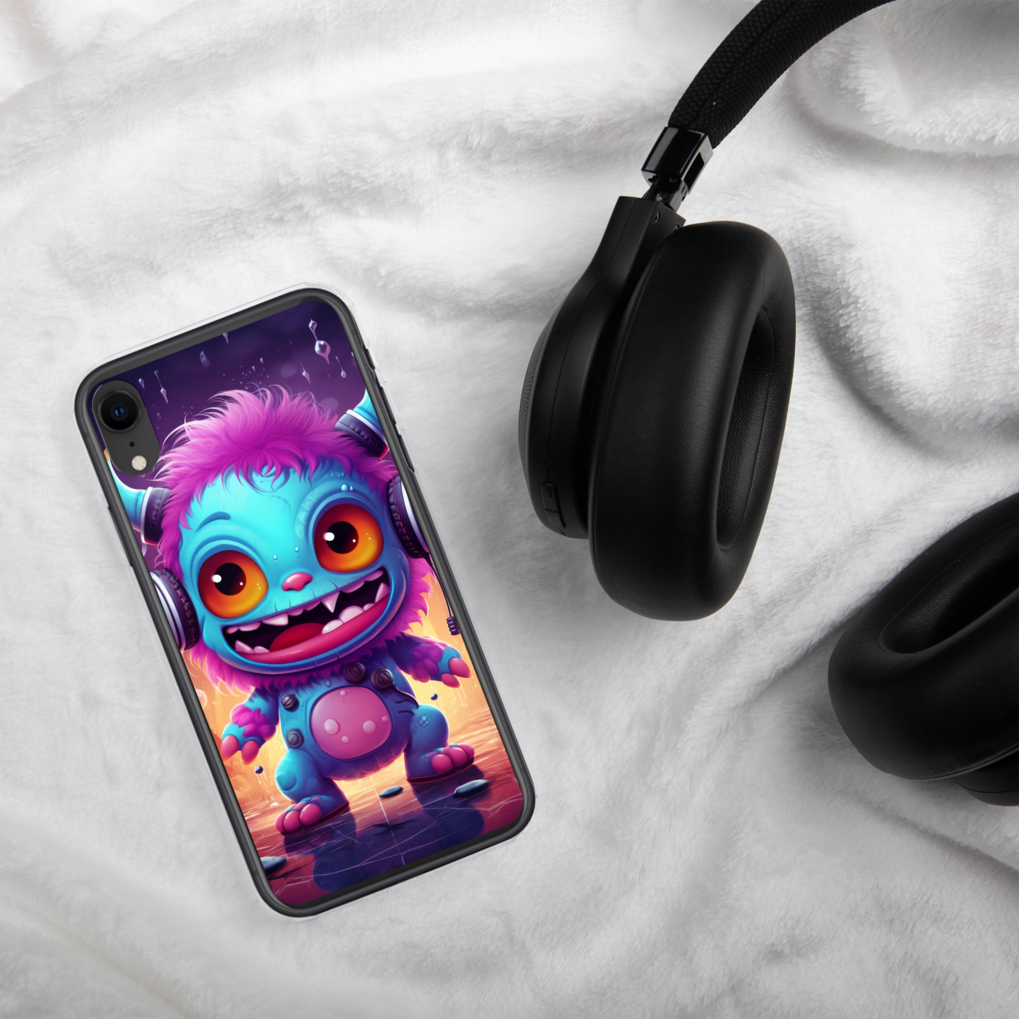 Cute Monster Clear Case for iPhone®