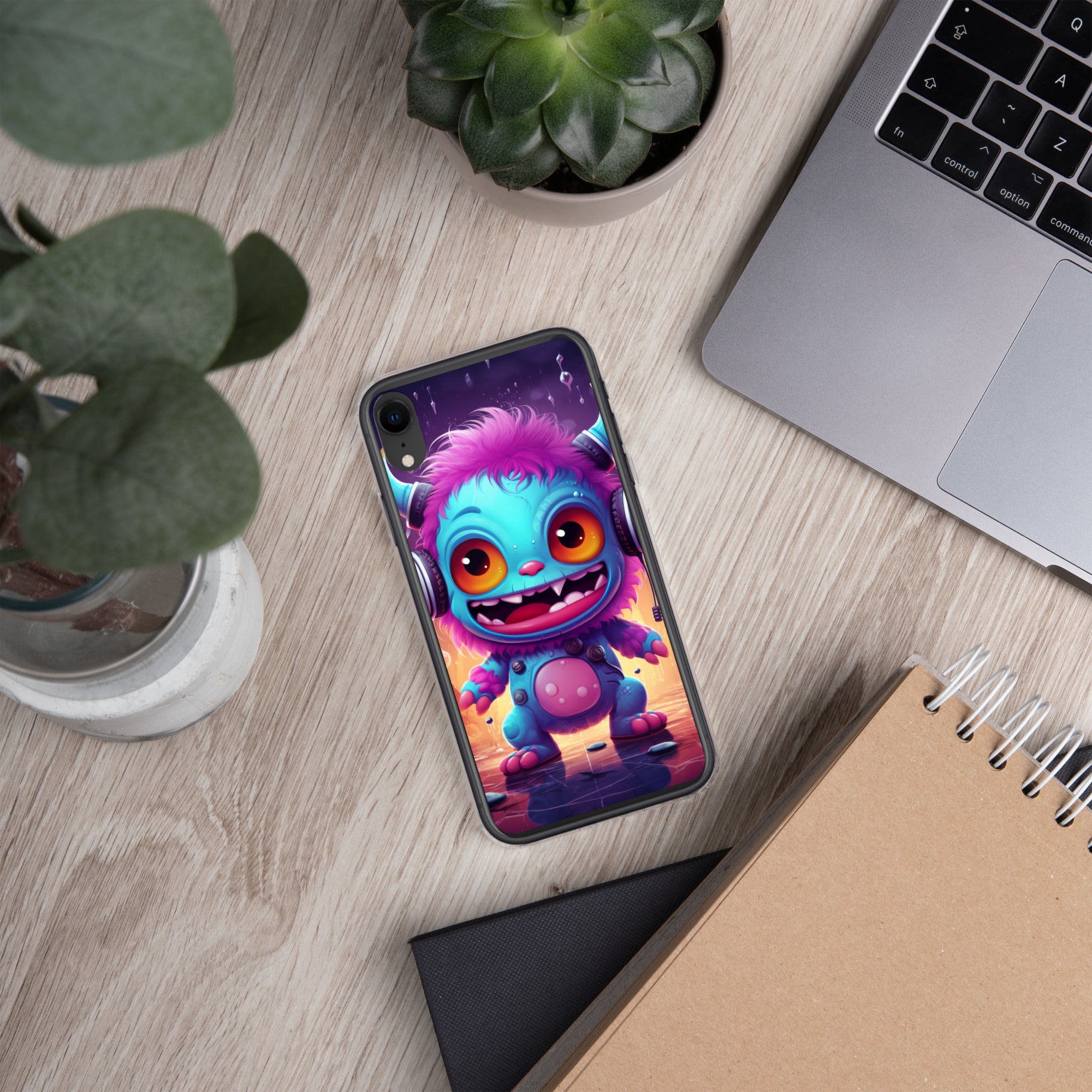 Cute Monster Clear Case for iPhone®