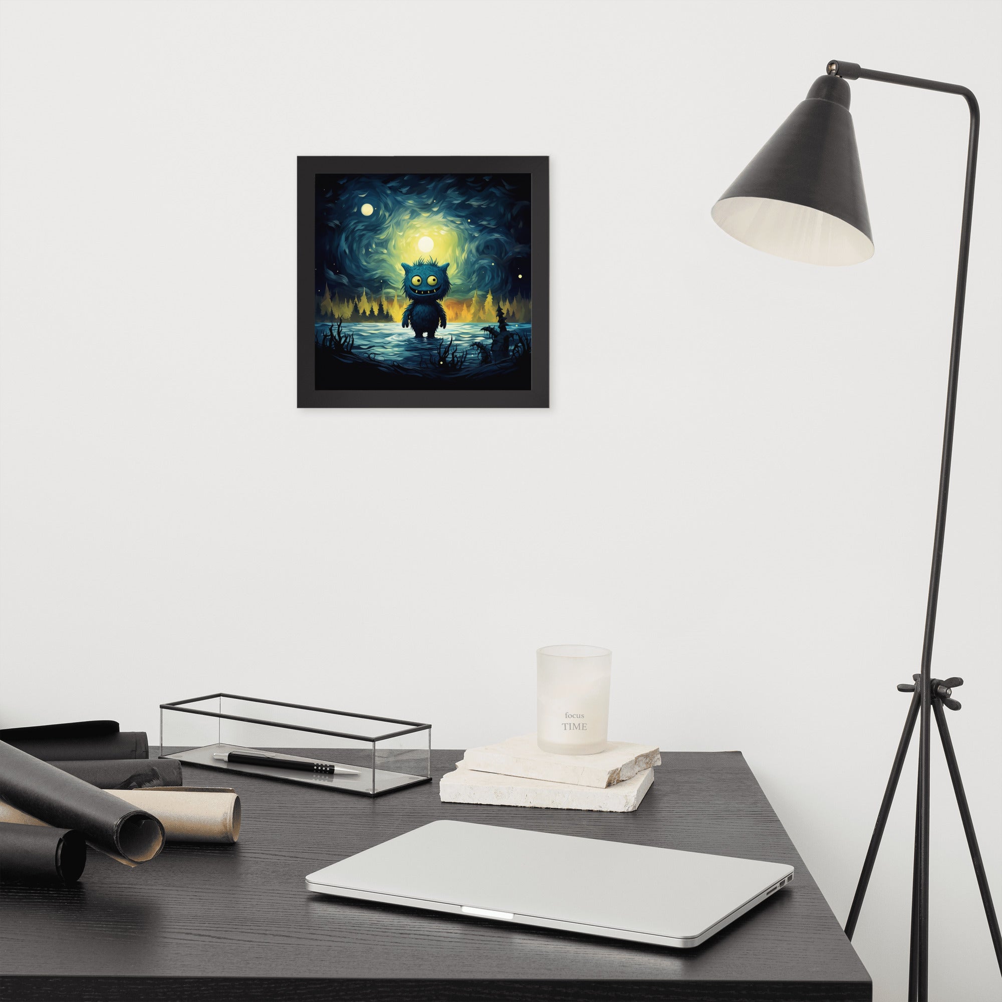 Premium Cute Monsters Framed poster