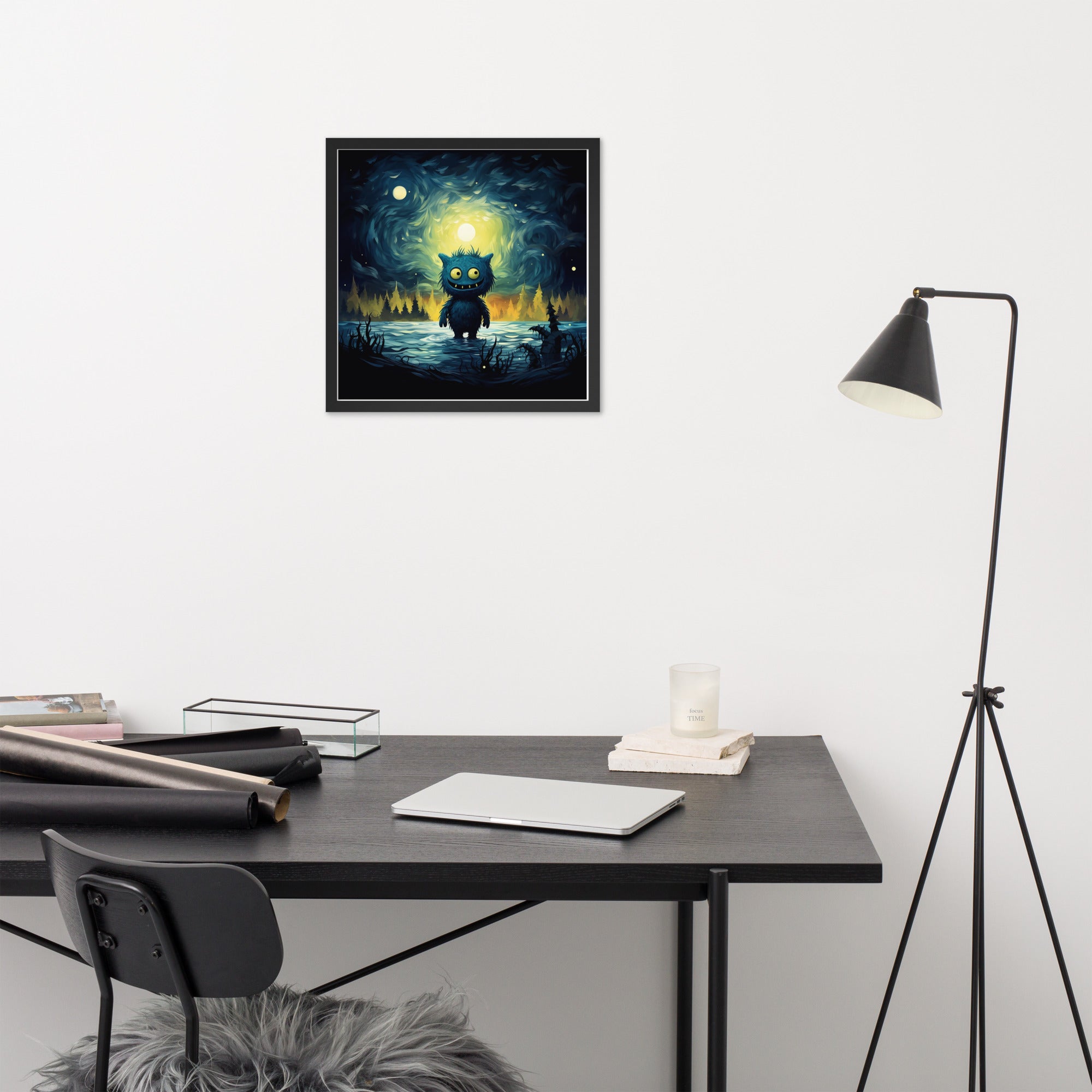 Premium Cute Monsters Framed poster