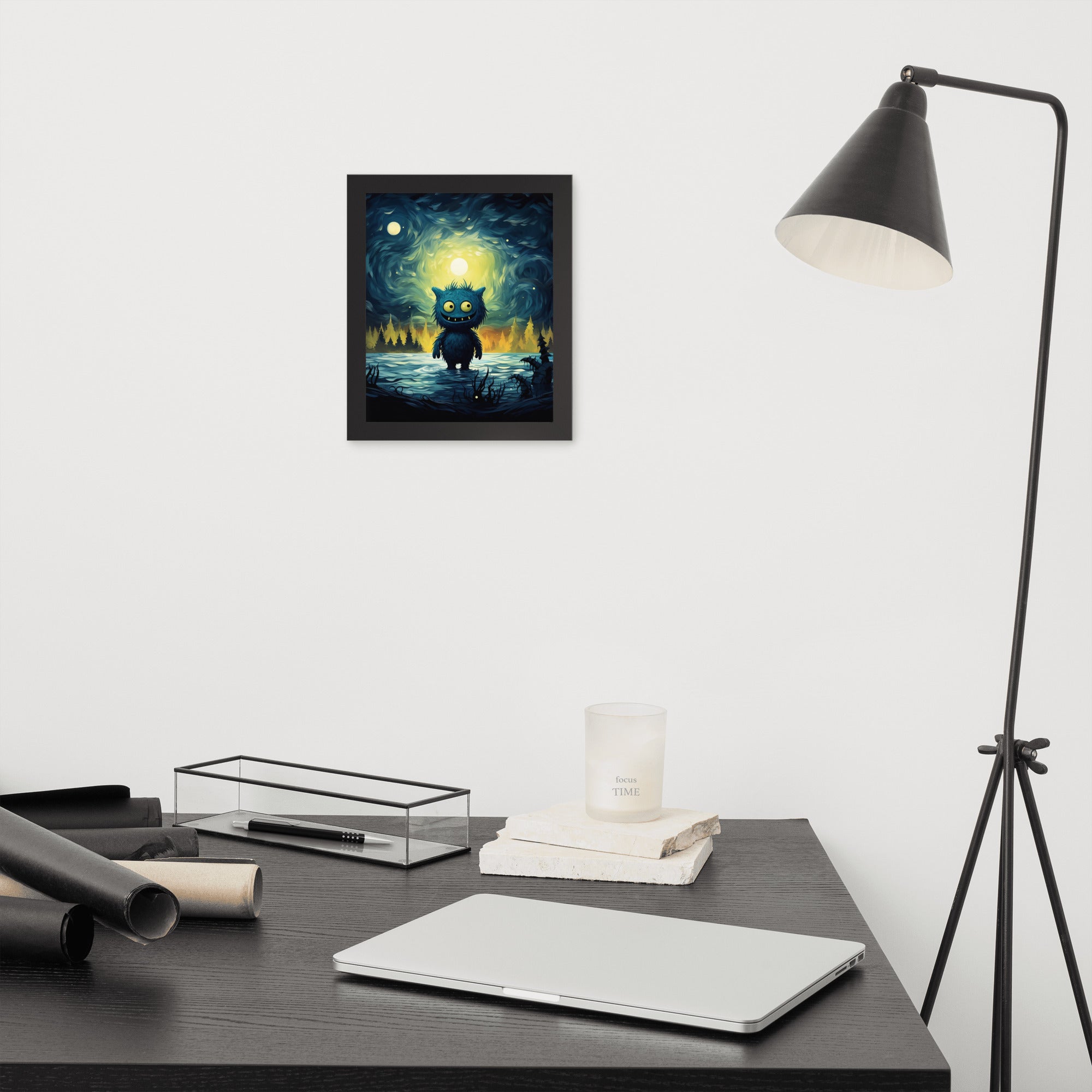Premium Cute Monsters Framed poster