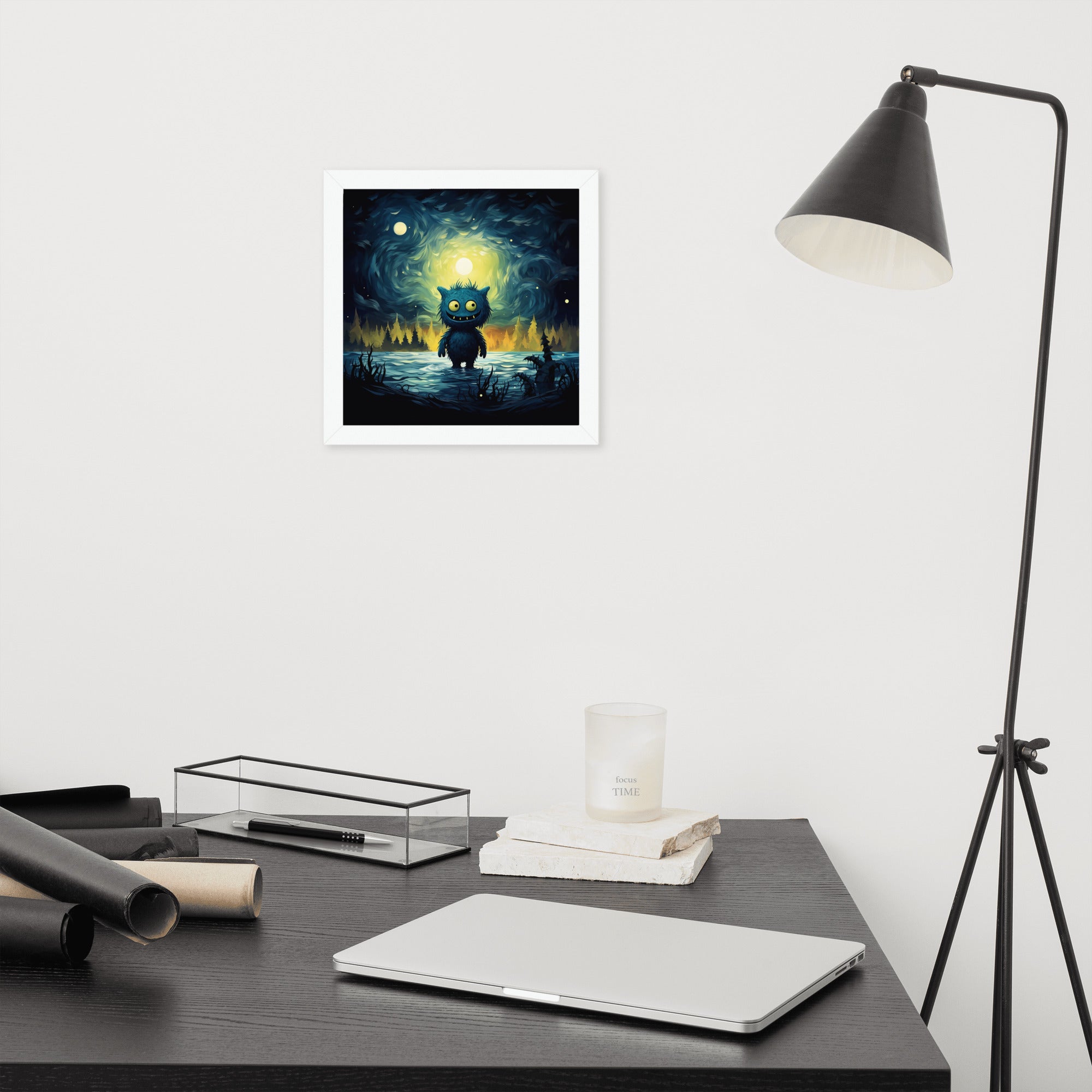 Premium Cute Monsters Framed poster