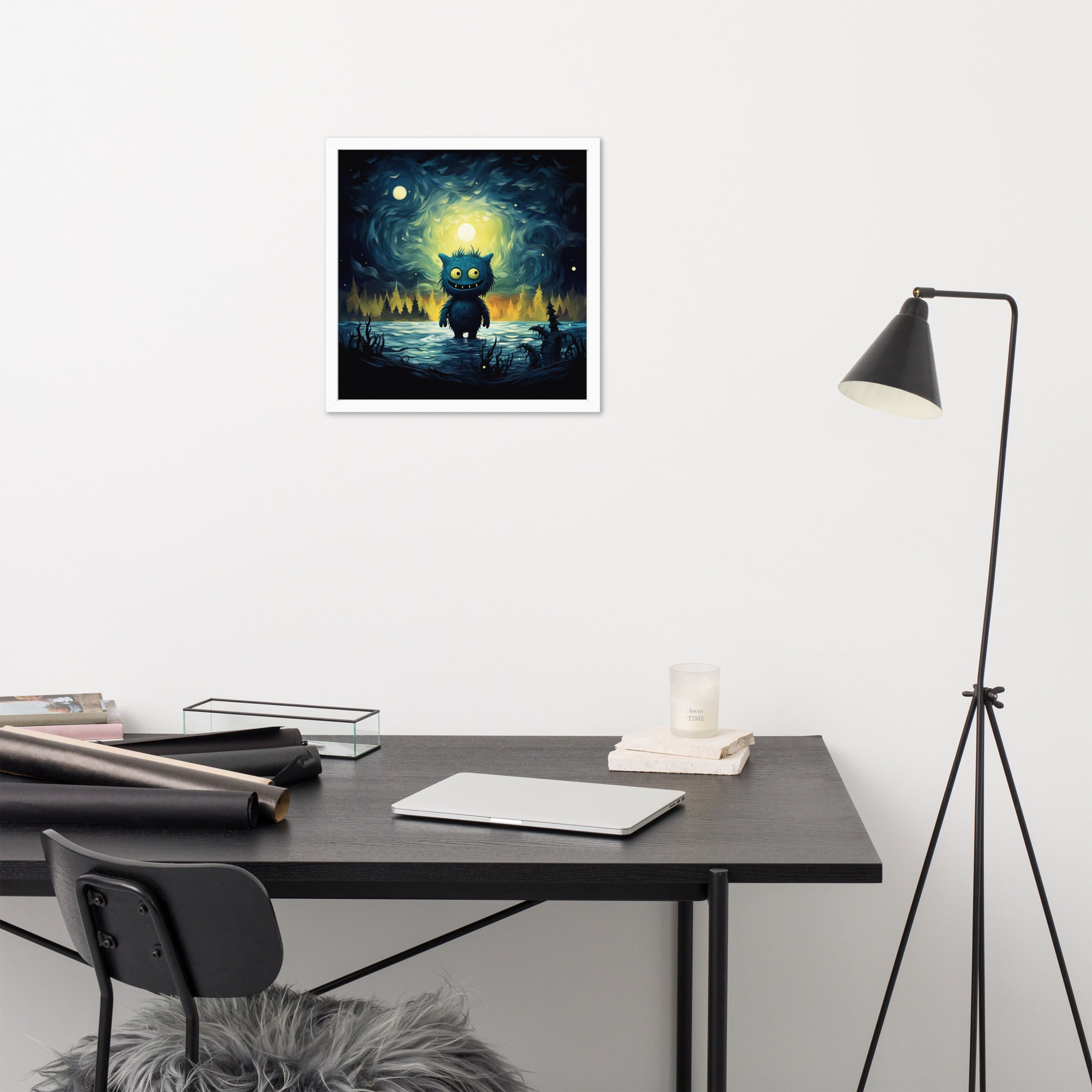 Premium Cute Monsters Framed poster