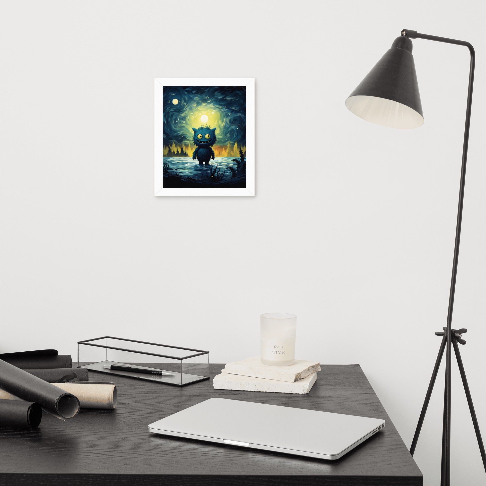 Premium Cute Monsters Framed poster
