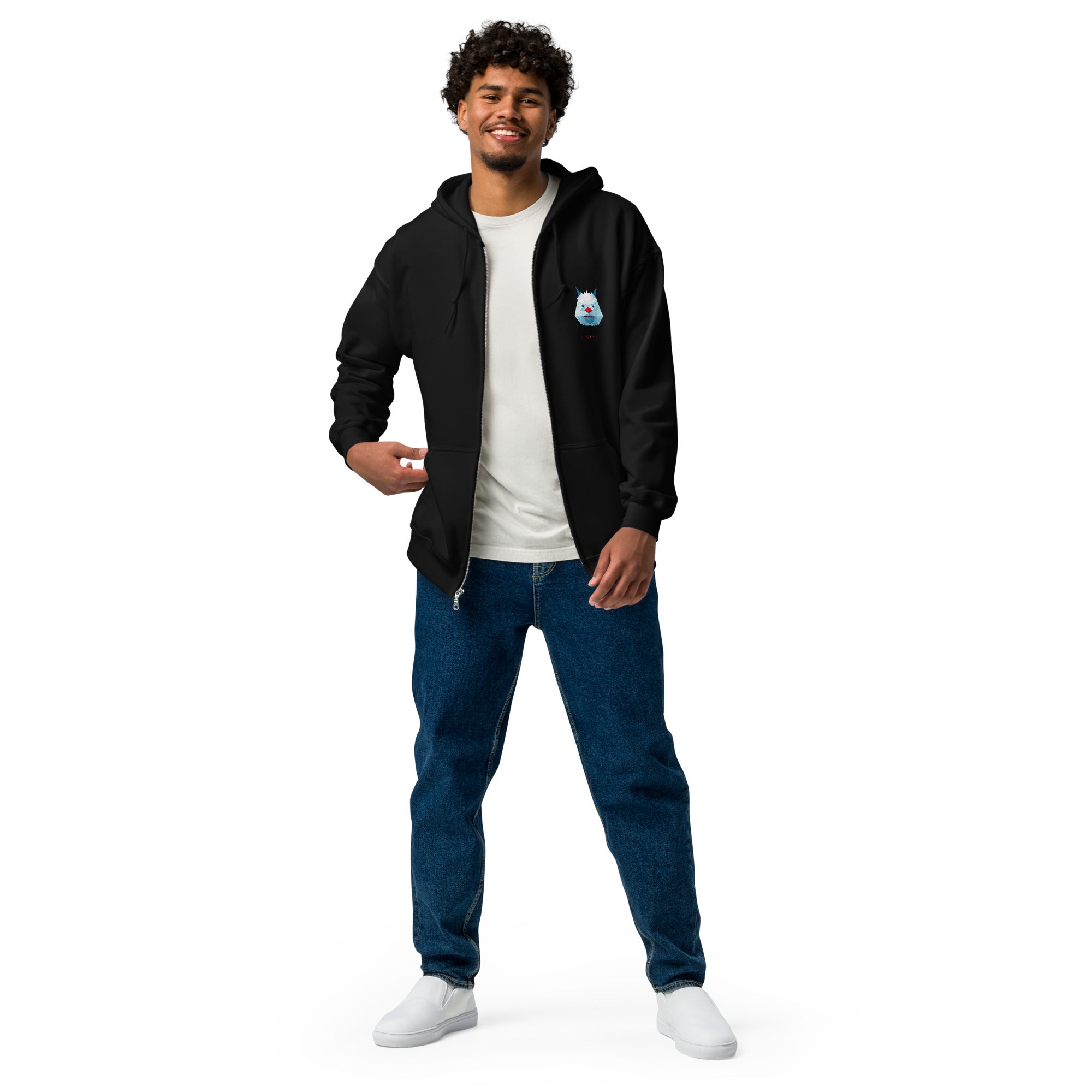 North Unisex heavy blend zip hoodie