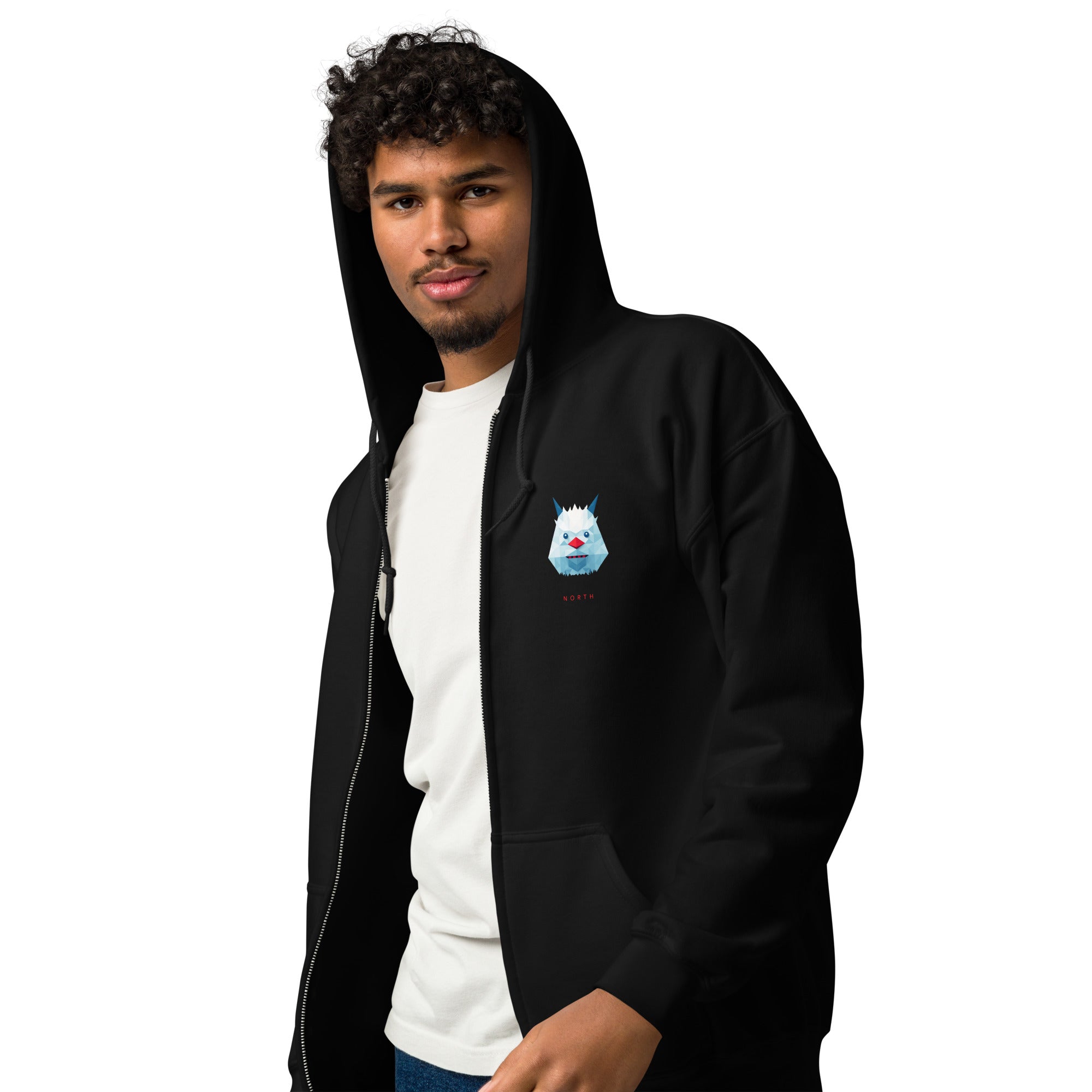 North Unisex heavy blend zip hoodie