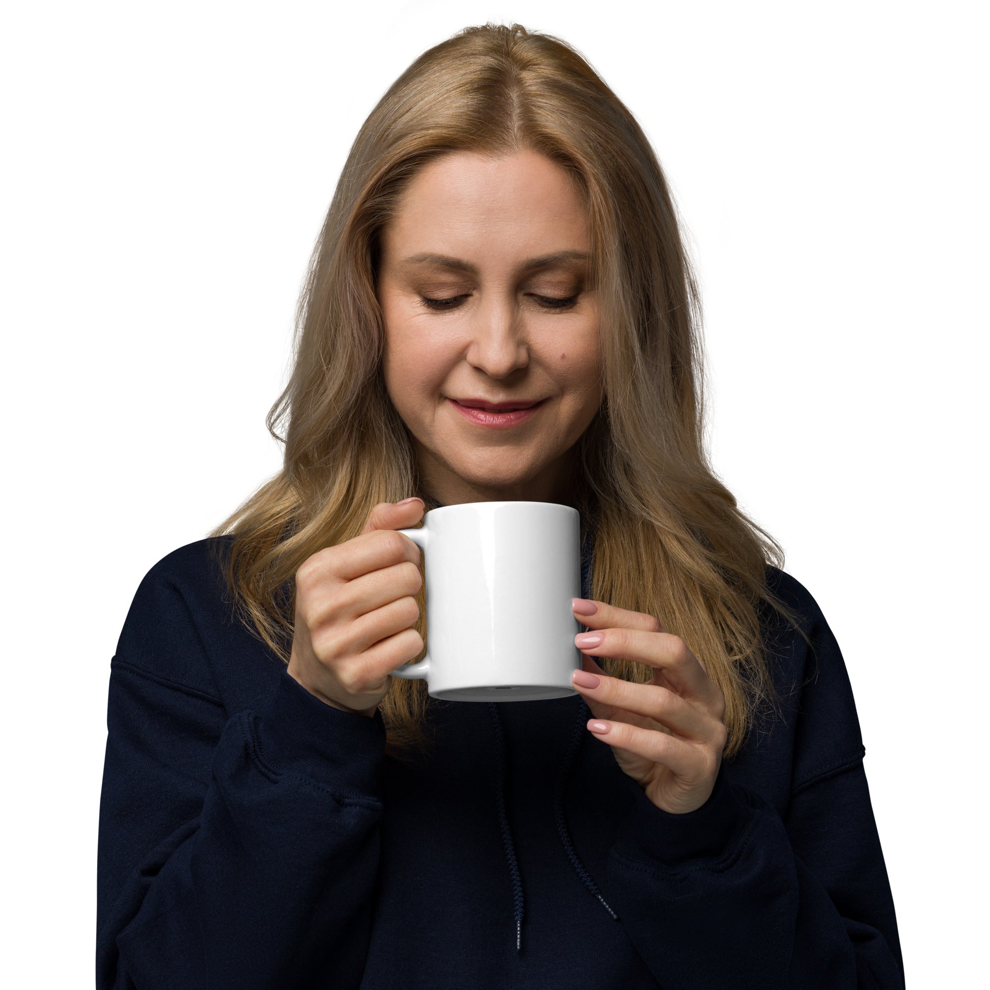 White glossy mug - KONA Collection
