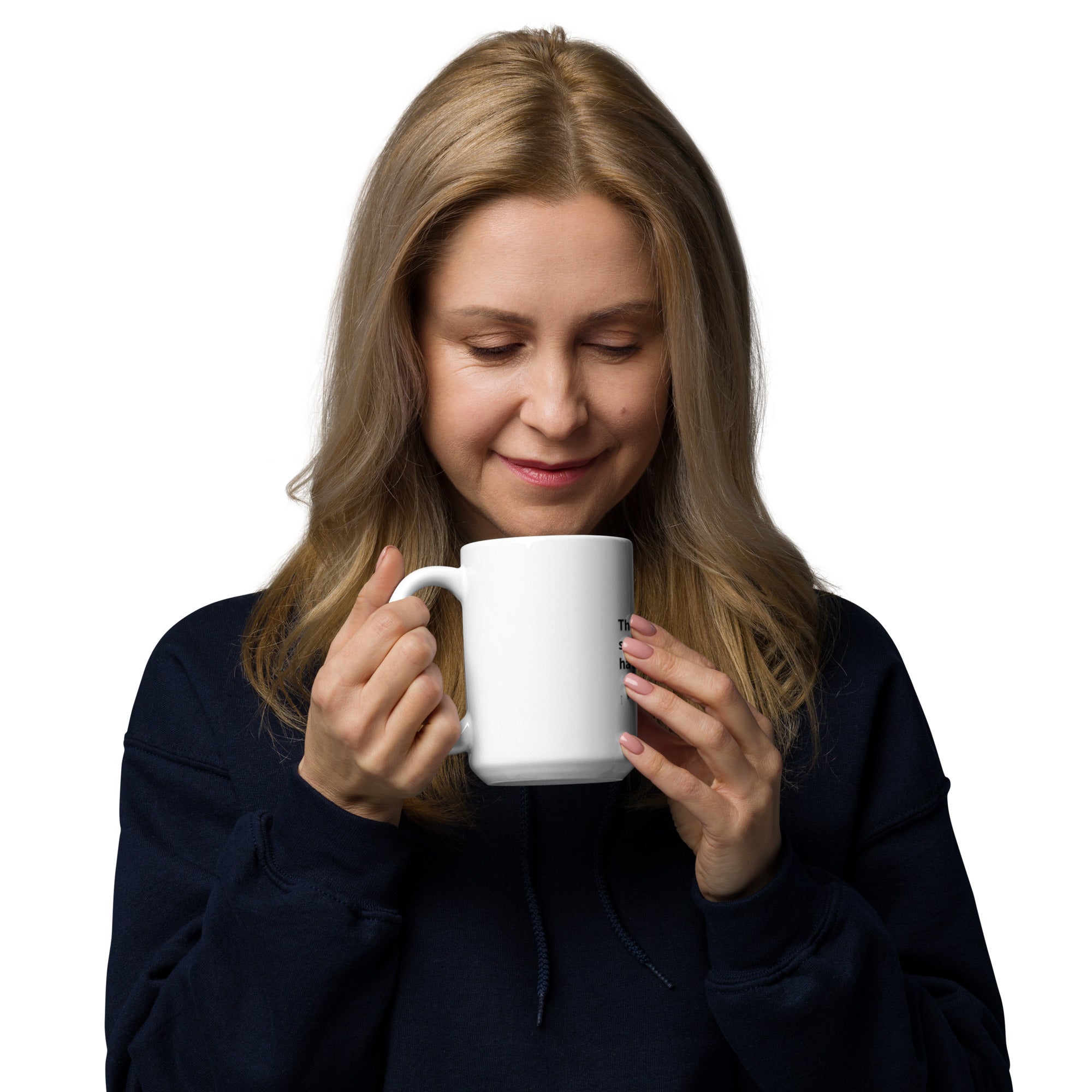 White glossy mug - KONA Collection