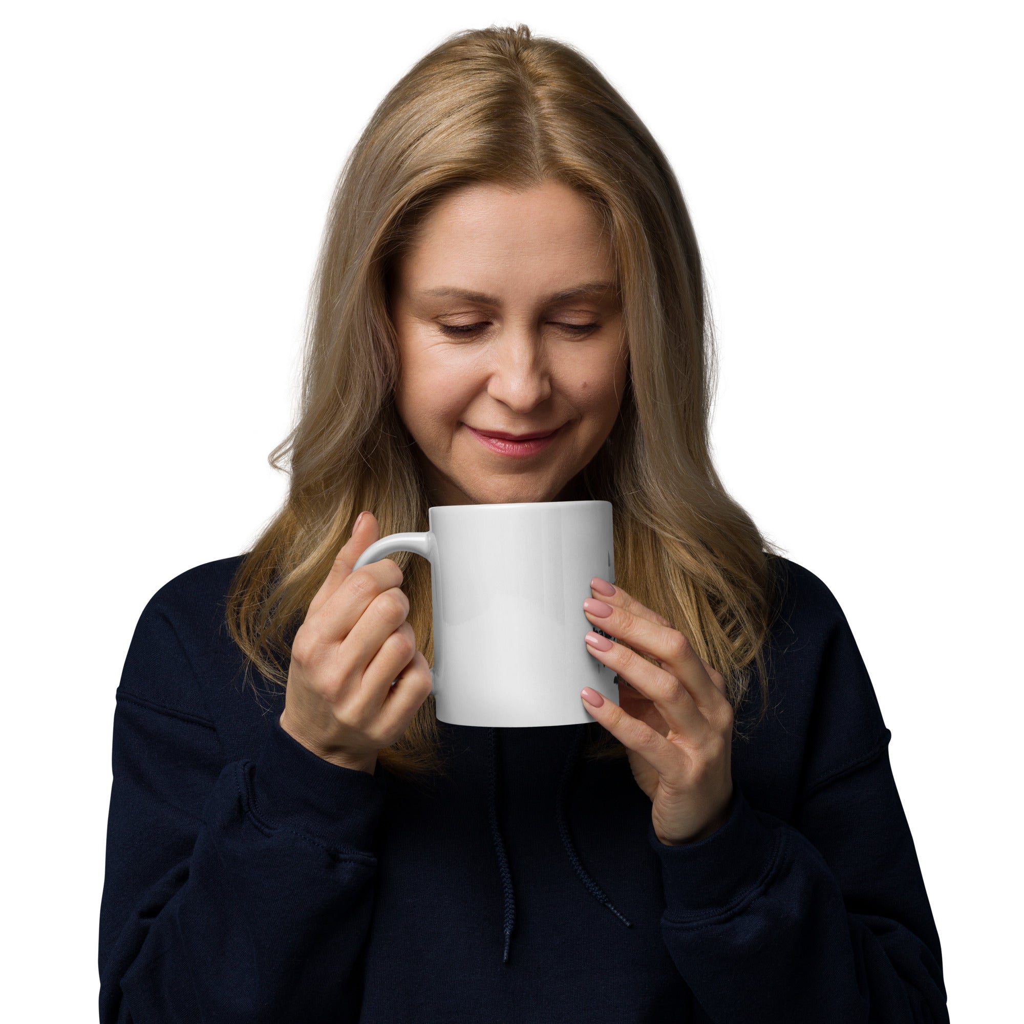 White glossy mug - KONA Collection