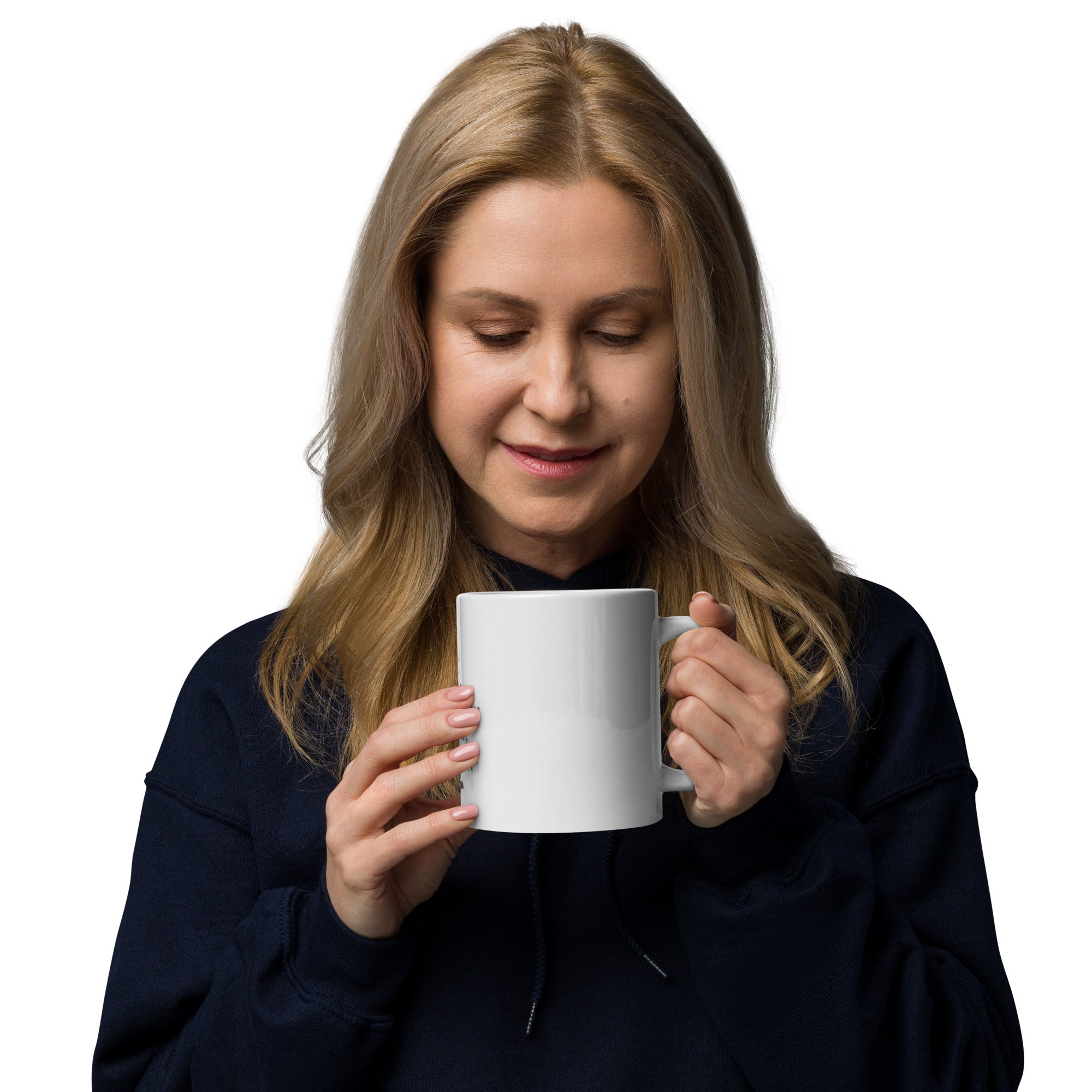 White glossy mug - KONA Collection