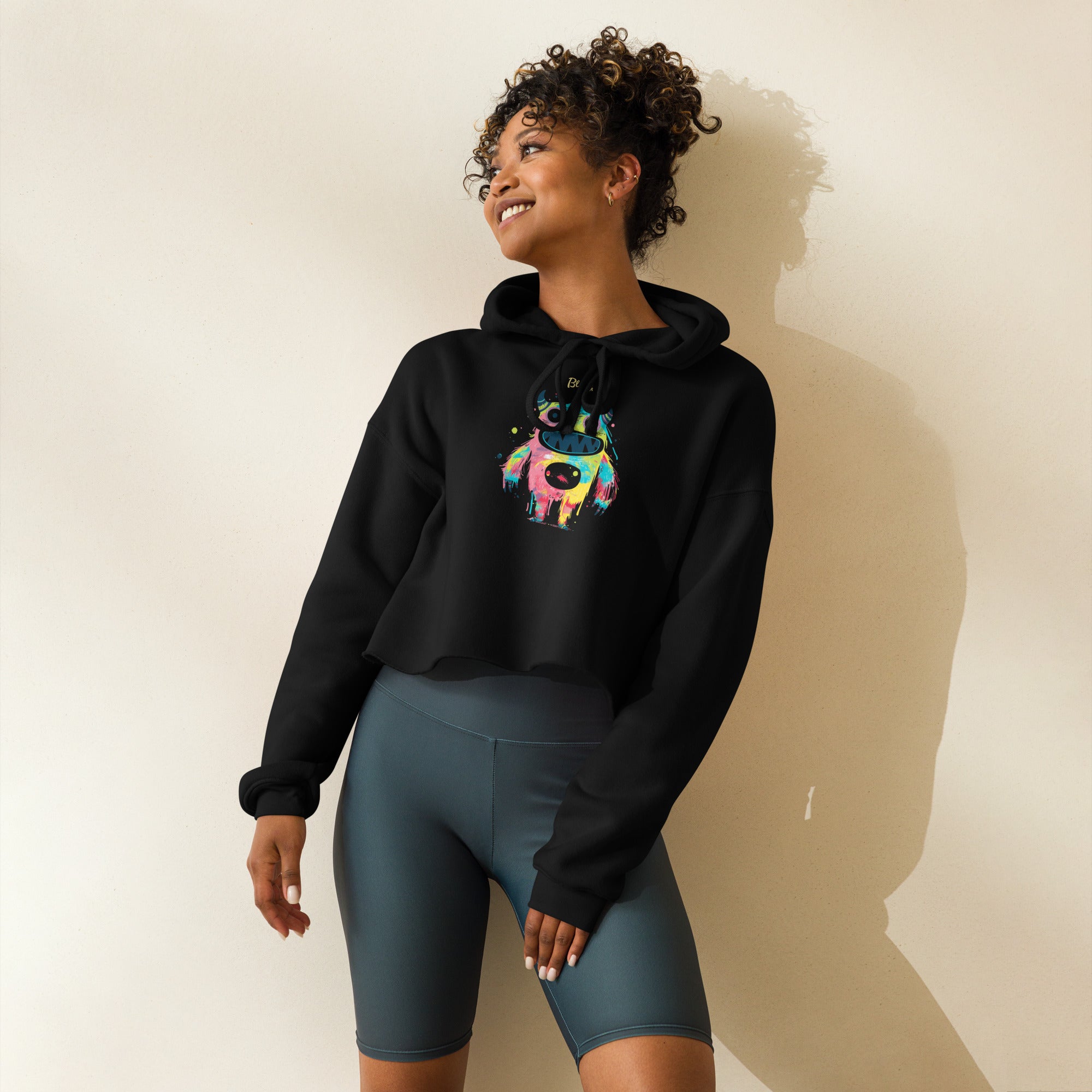 Blush Crop Hoodie