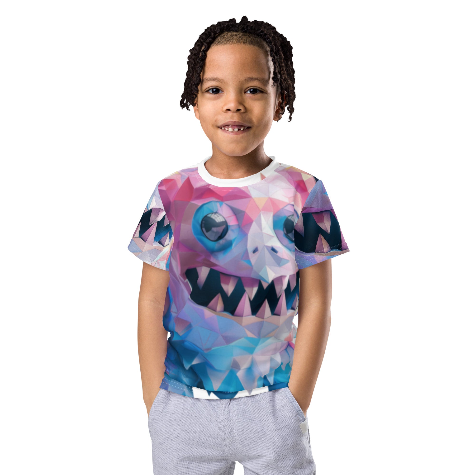 The FoldyFriends Kids crew neck t-shirt