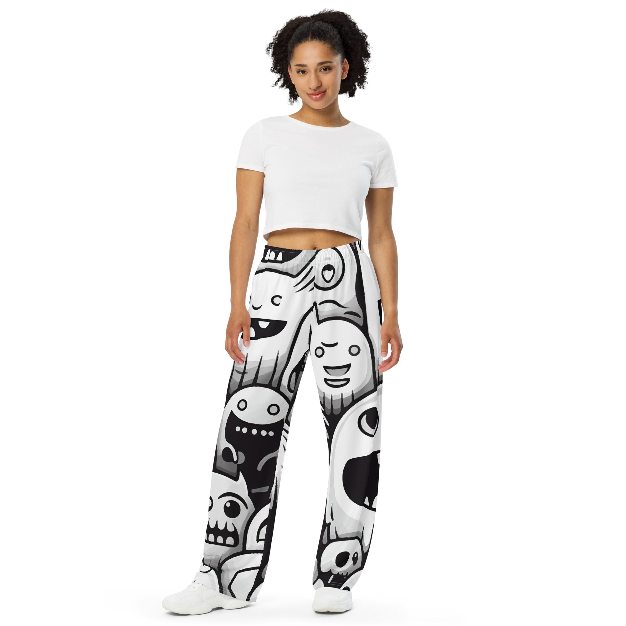 BW Gugus All-over print unisex wide-leg pants