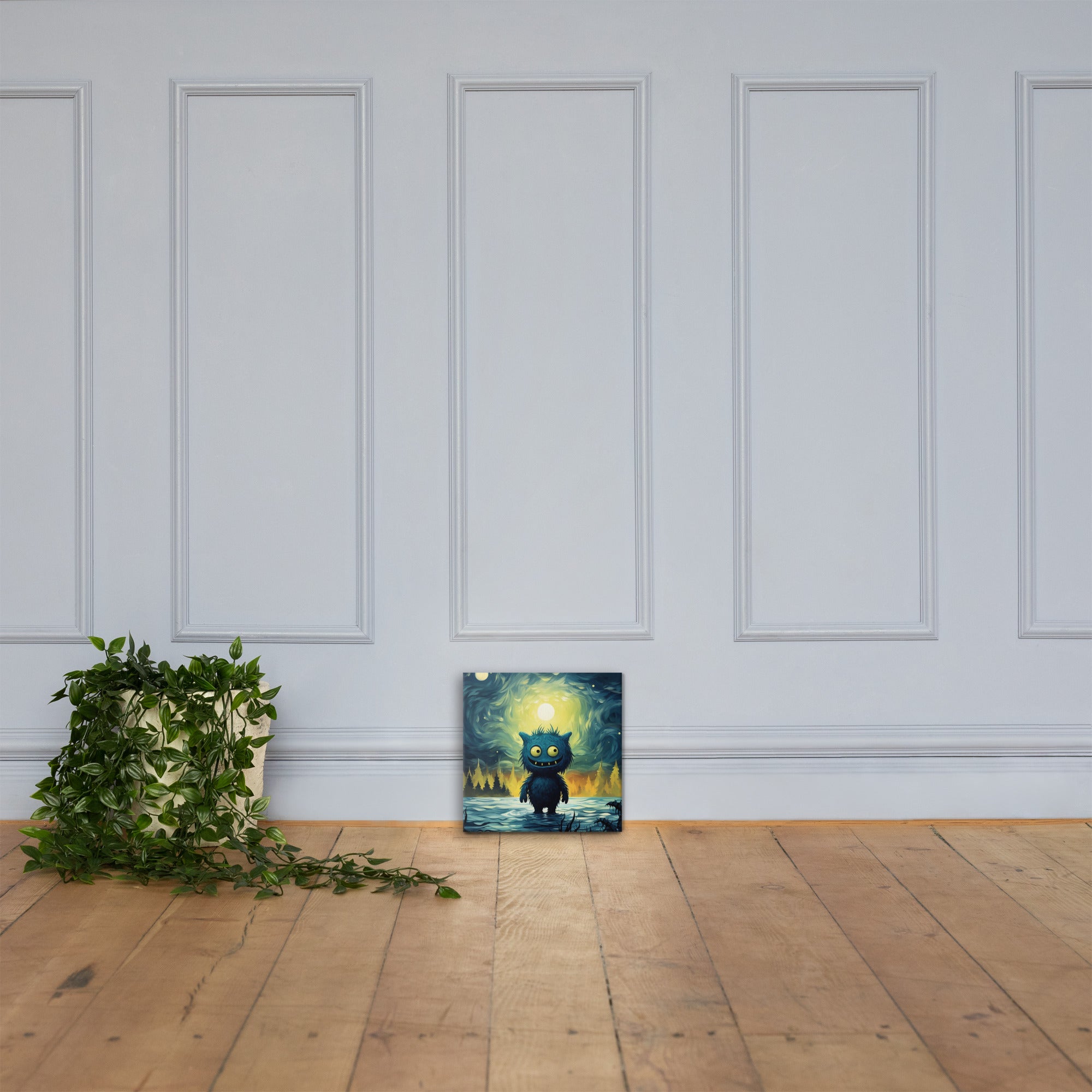 Premium Cute Monsters Canvas