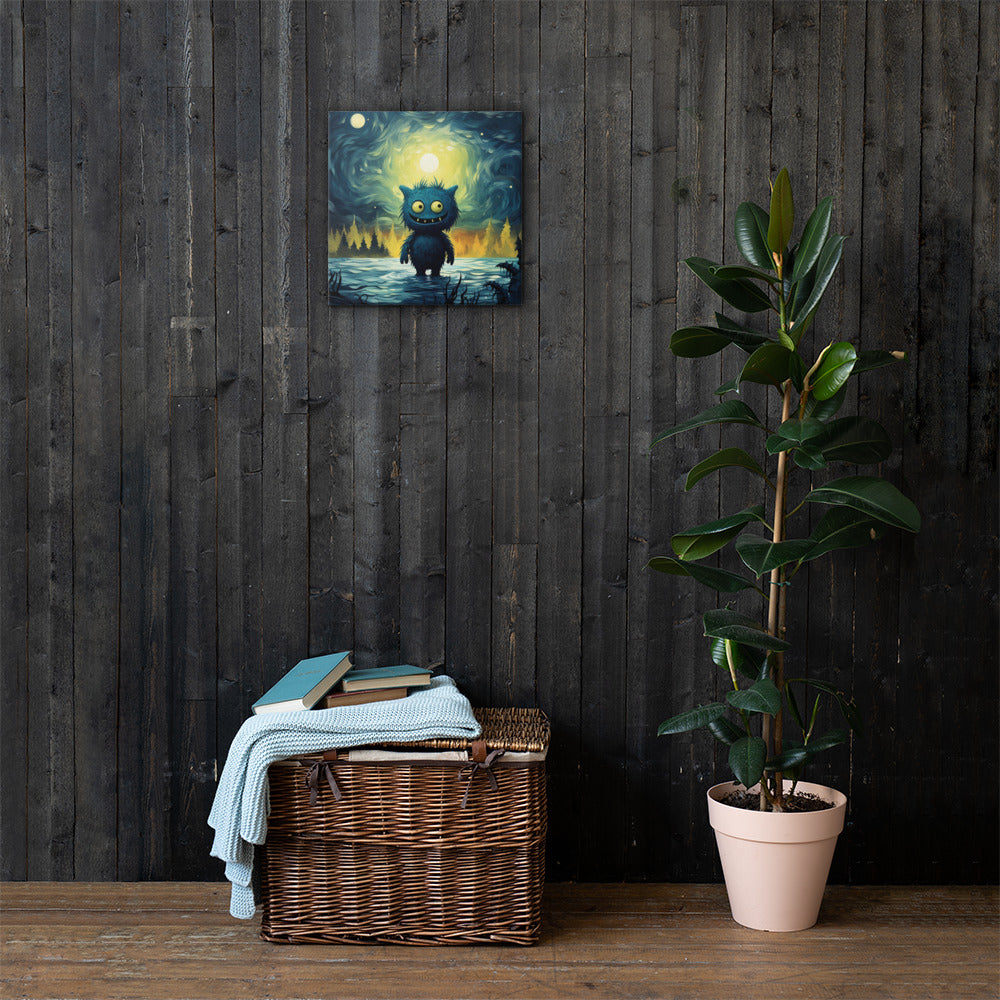 Premium Cute Monsters Canvas