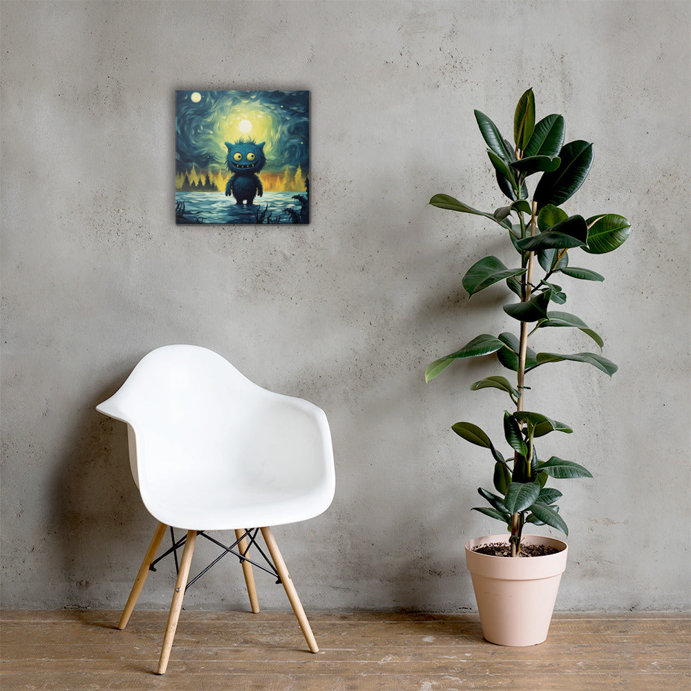 Premium Cute Monsters Canvas