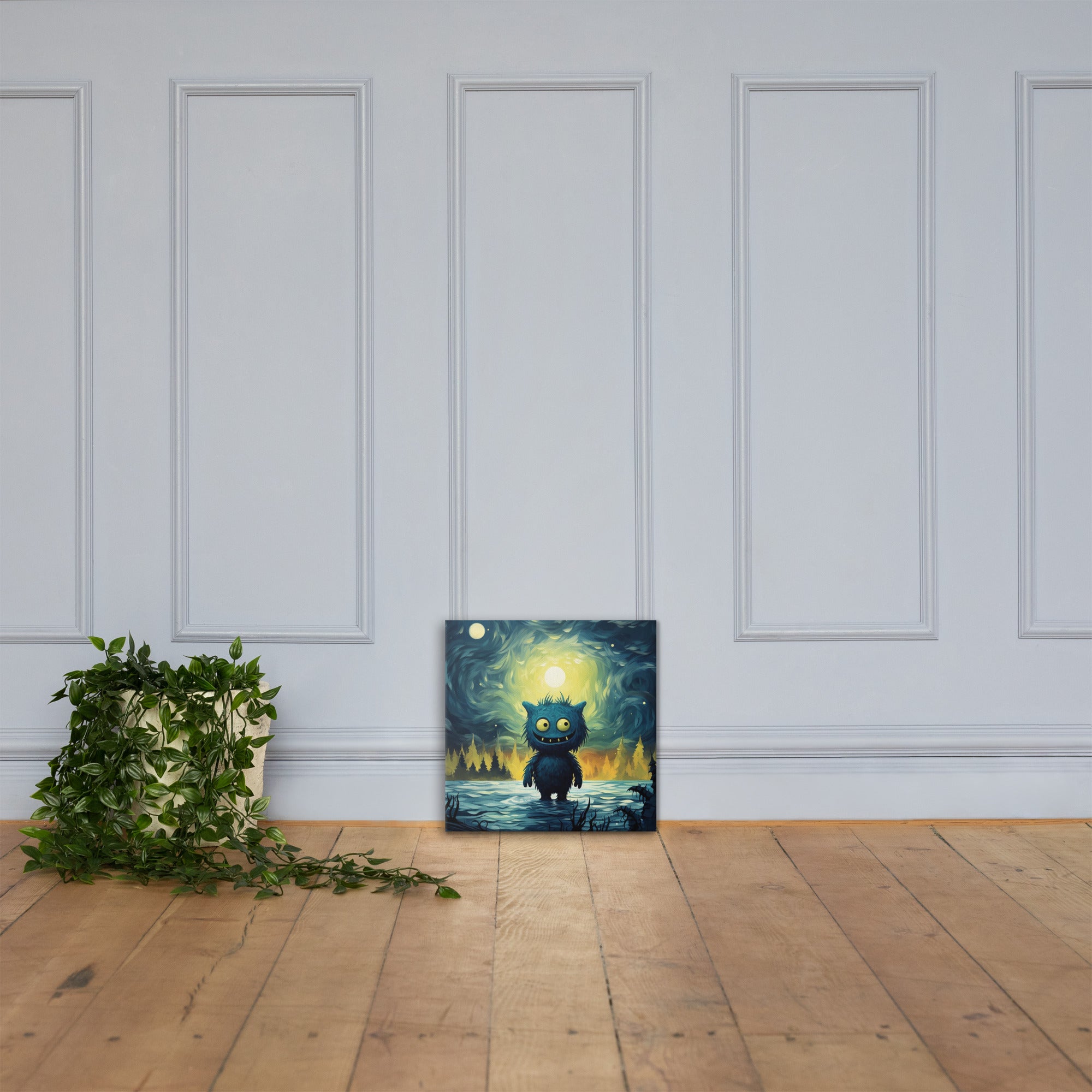 Premium Cute Monsters Canvas