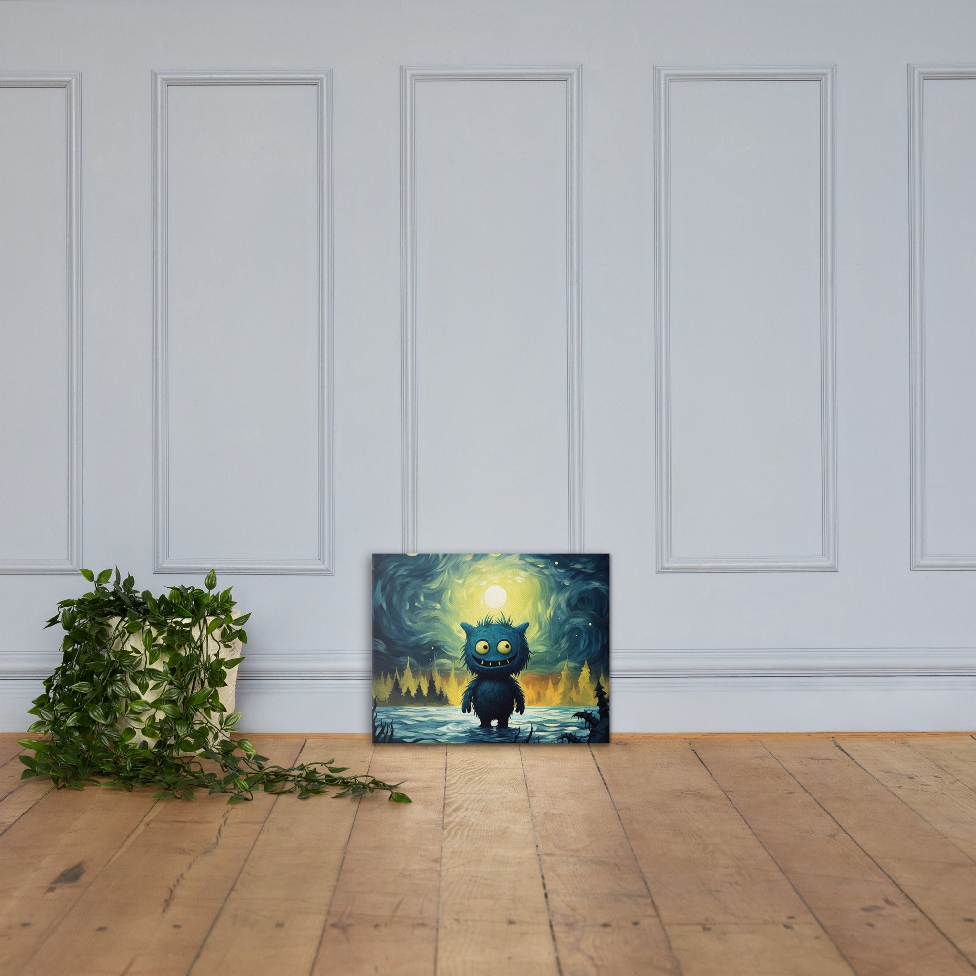 Premium Cute Monsters Canvas