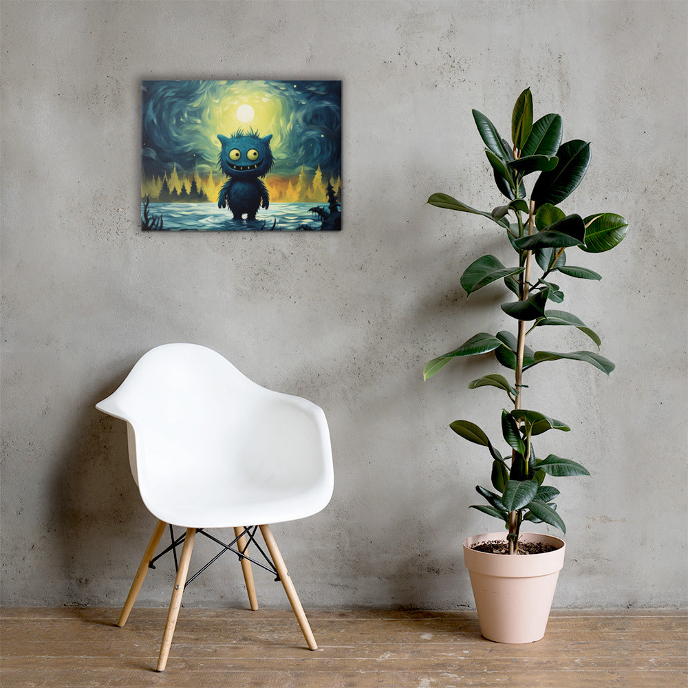 Premium Cute Monsters Canvas