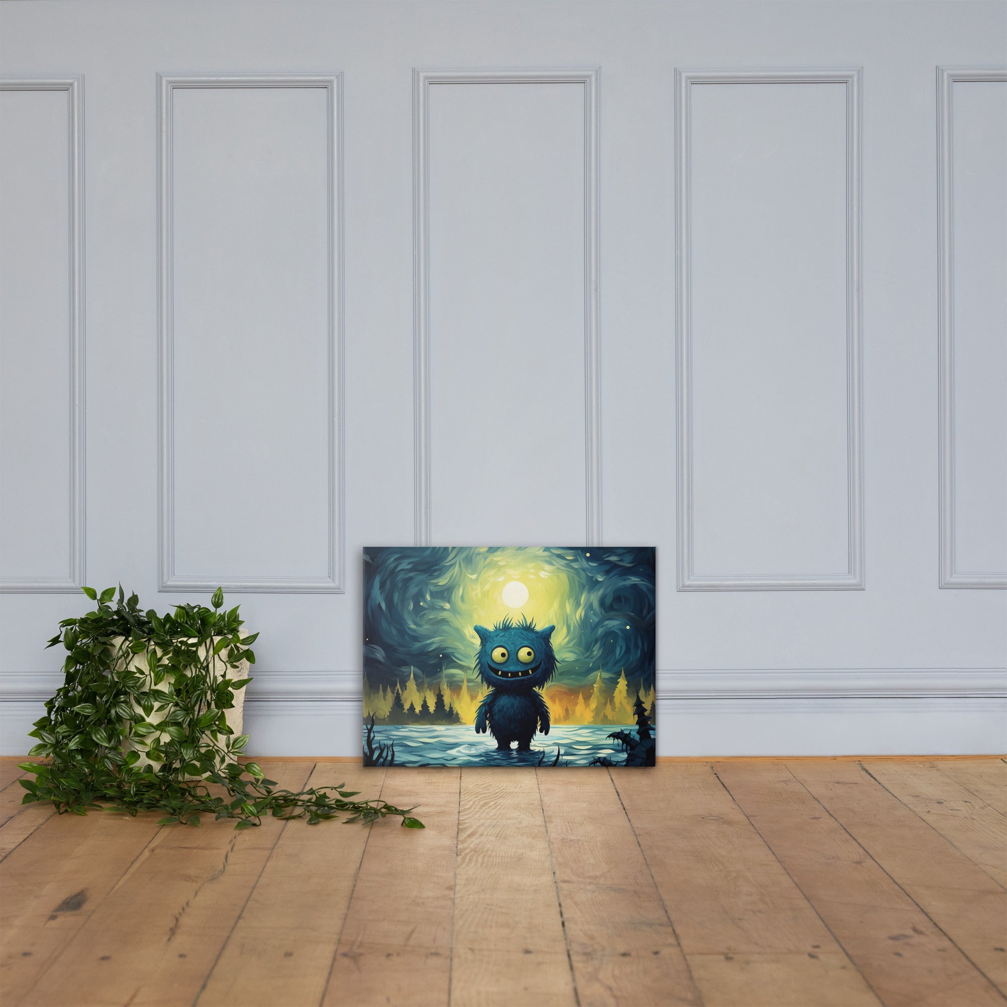 Premium Cute Monsters Canvas
