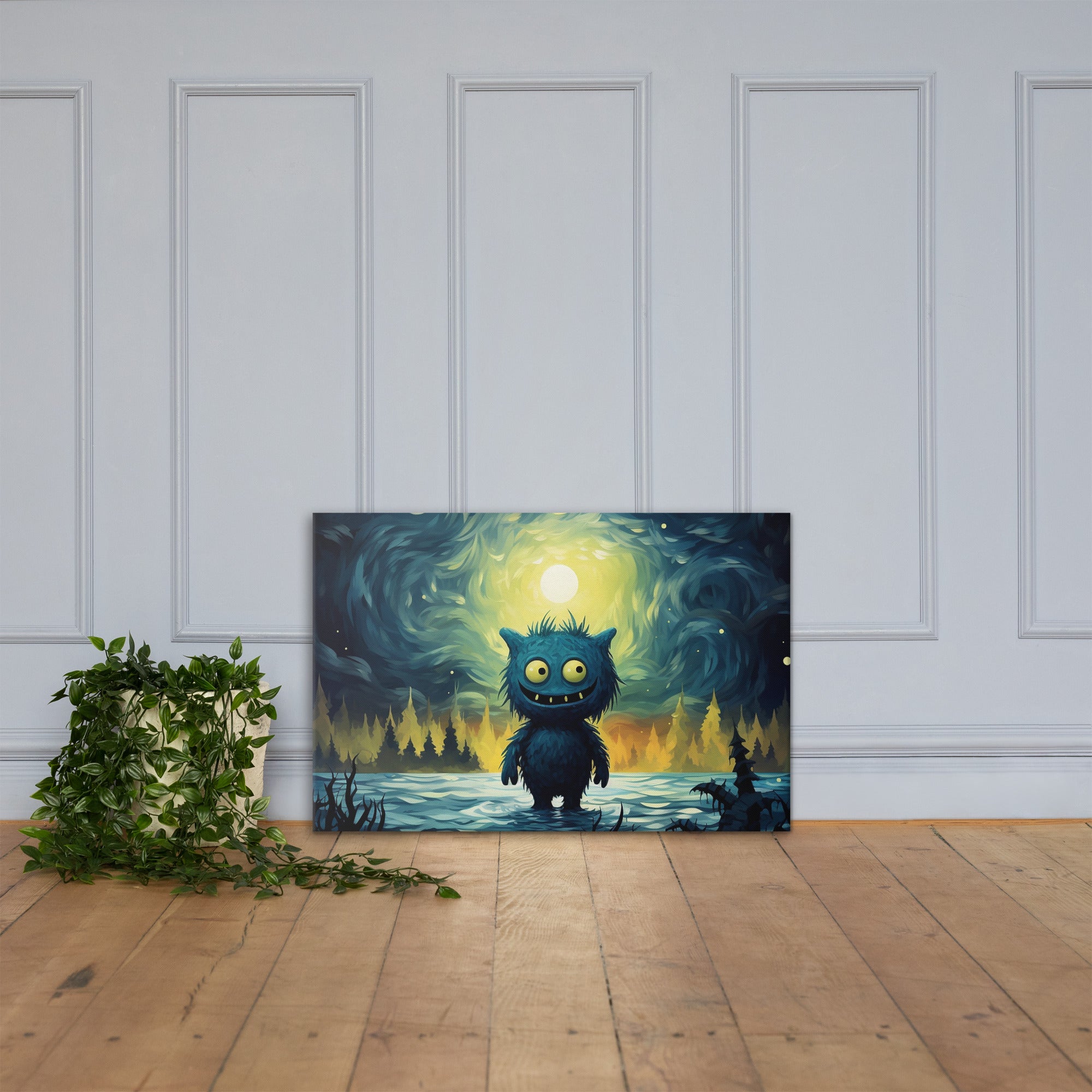 Premium Cute Monsters Canvas