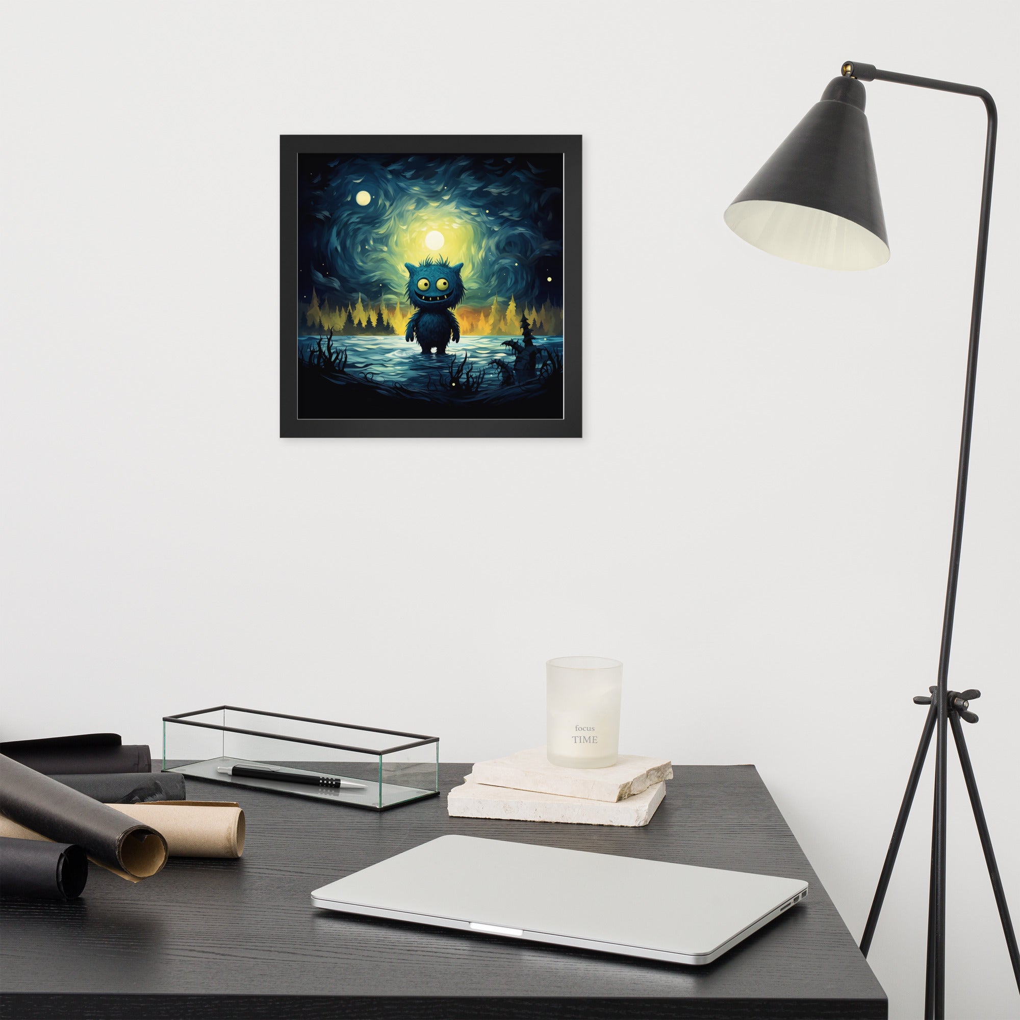 Premium Cute Monsters Framed poster
