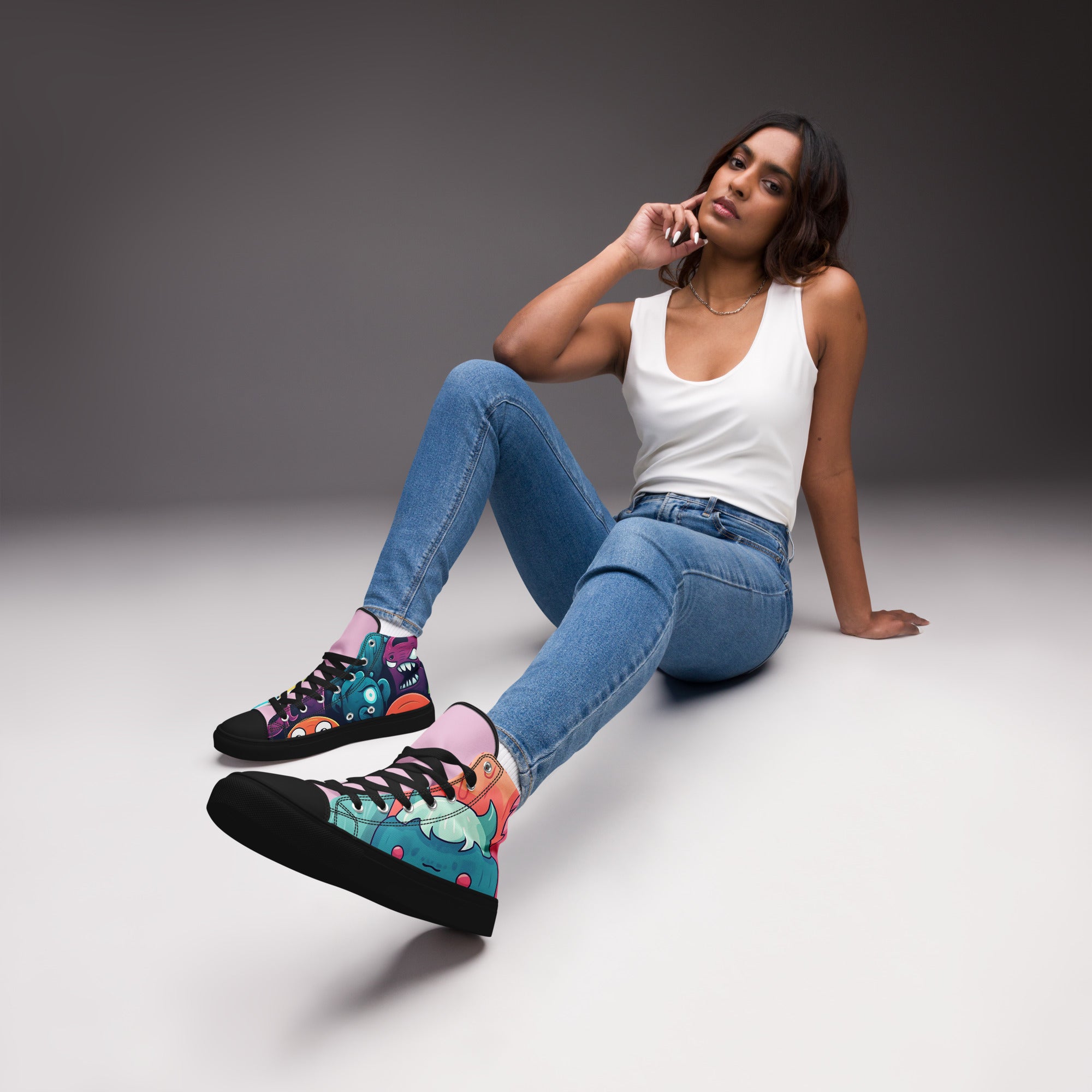 Gugus Women’s high top canvas shoes